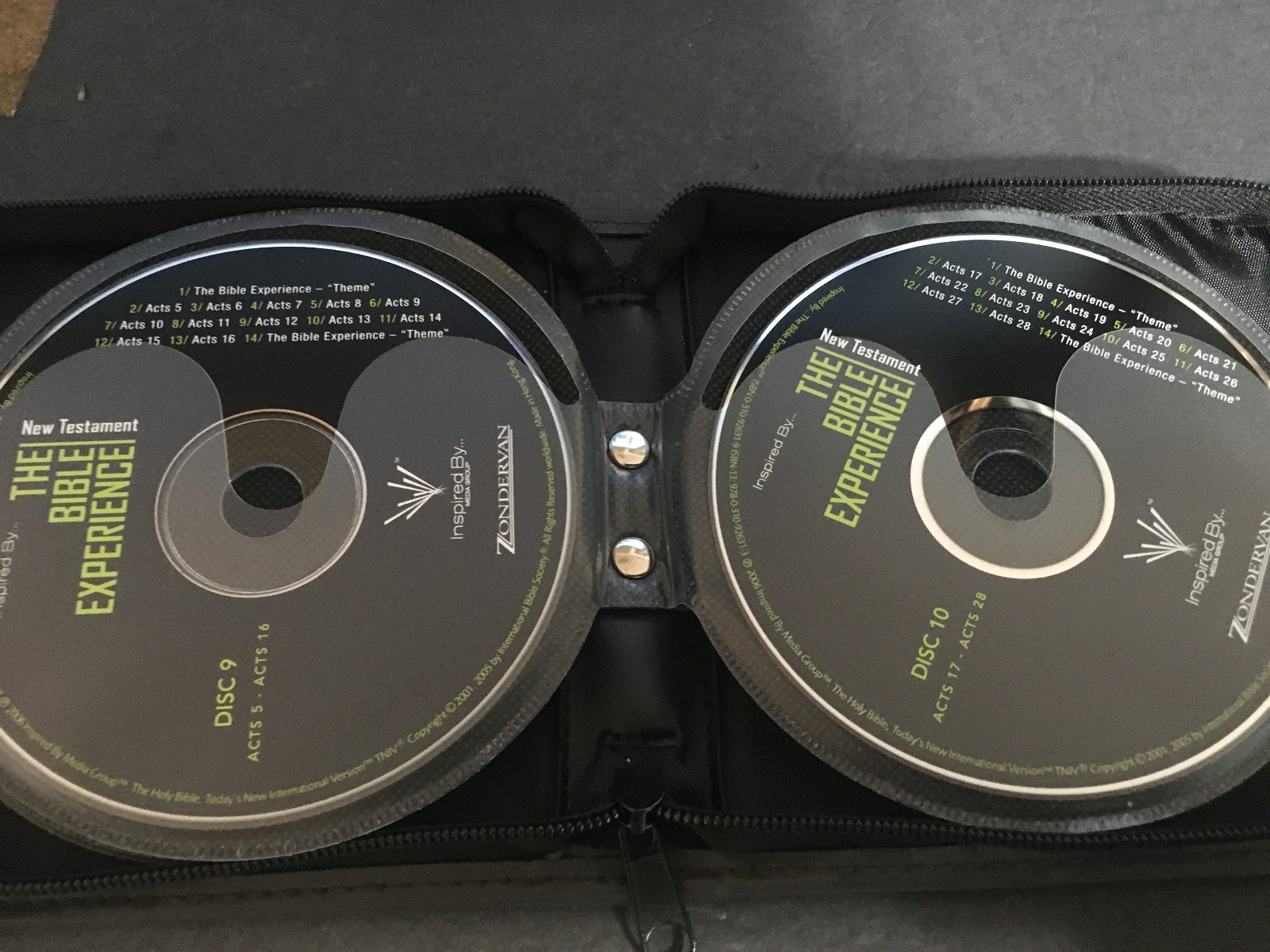Zondervan The Bible Experience 20 Disc Set 19 CD & 1 DVD