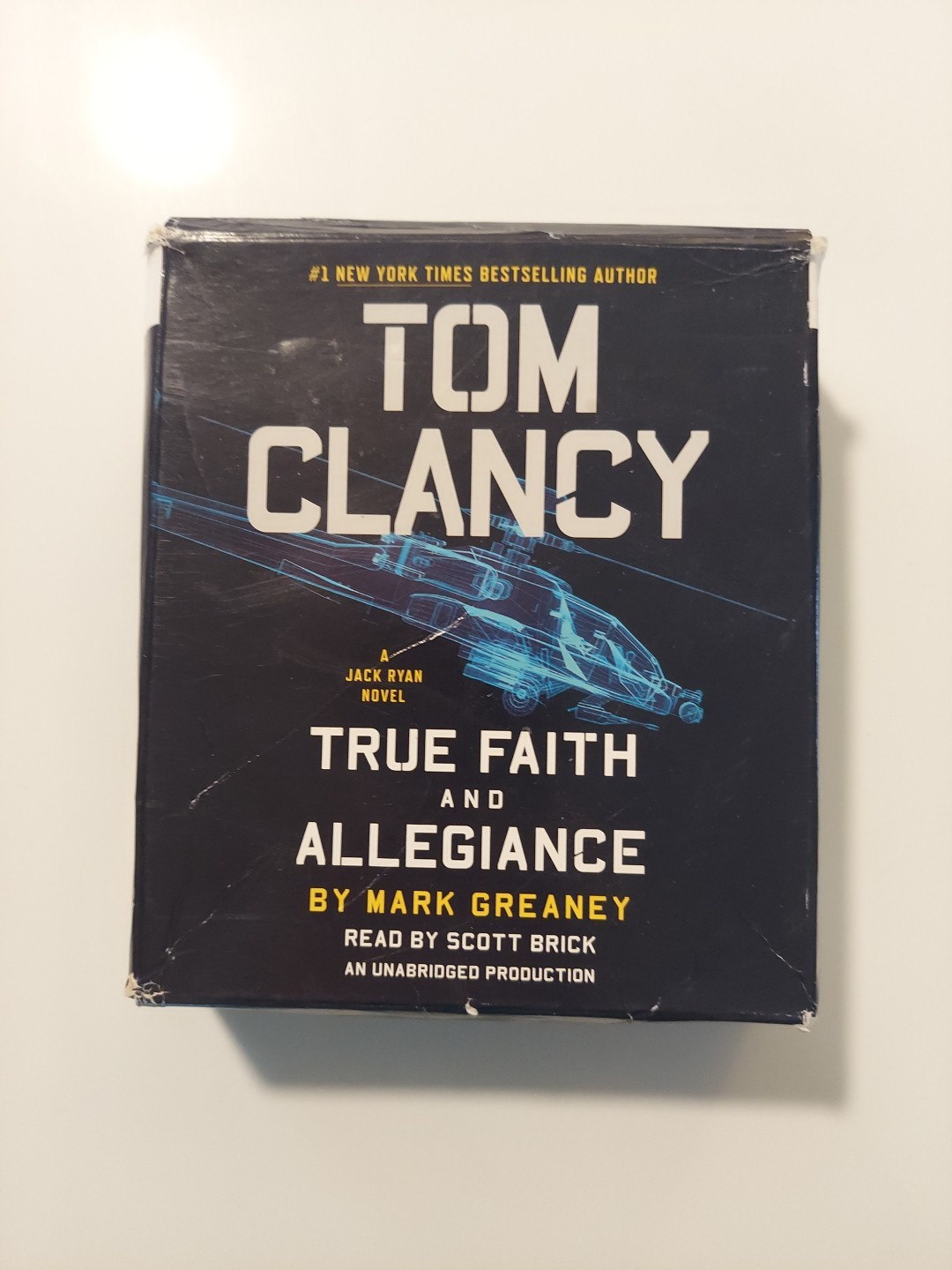 Tom Clancy True Faith and Allegiance by Mark Greaney Read By Scott Brick 16 Cd’s