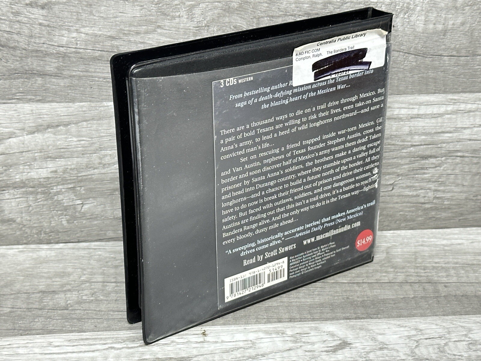 The Bandera Trail Ralph Compton Audiobook CD Abridged Trail Drive Series: Book 4