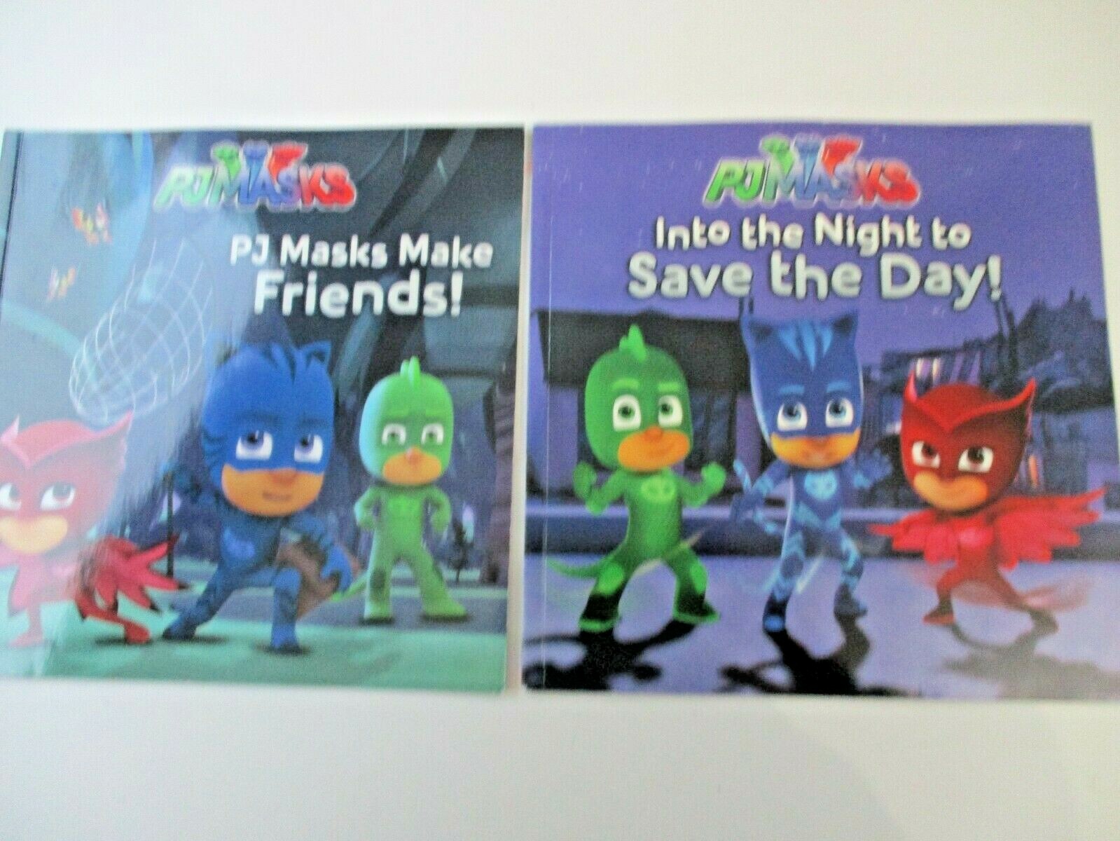 Lot of 9 PJ Masks Books cartoon FREE SHIP Owlette Disney preschool