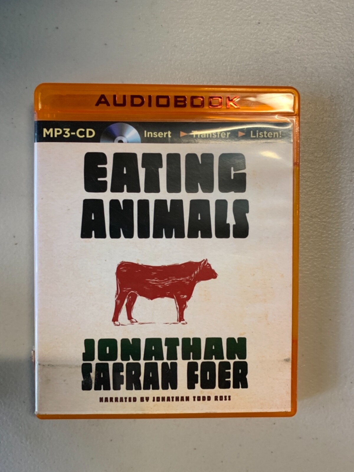Eating animals by Jonathan safran foer Shelf186 Audiobook~