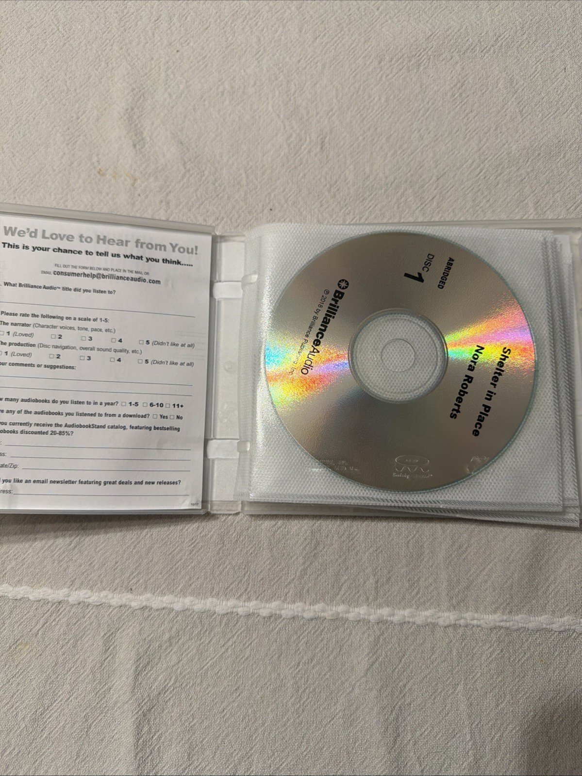 Shelter in Place by Nora Roberts Abridged CD Audiobook