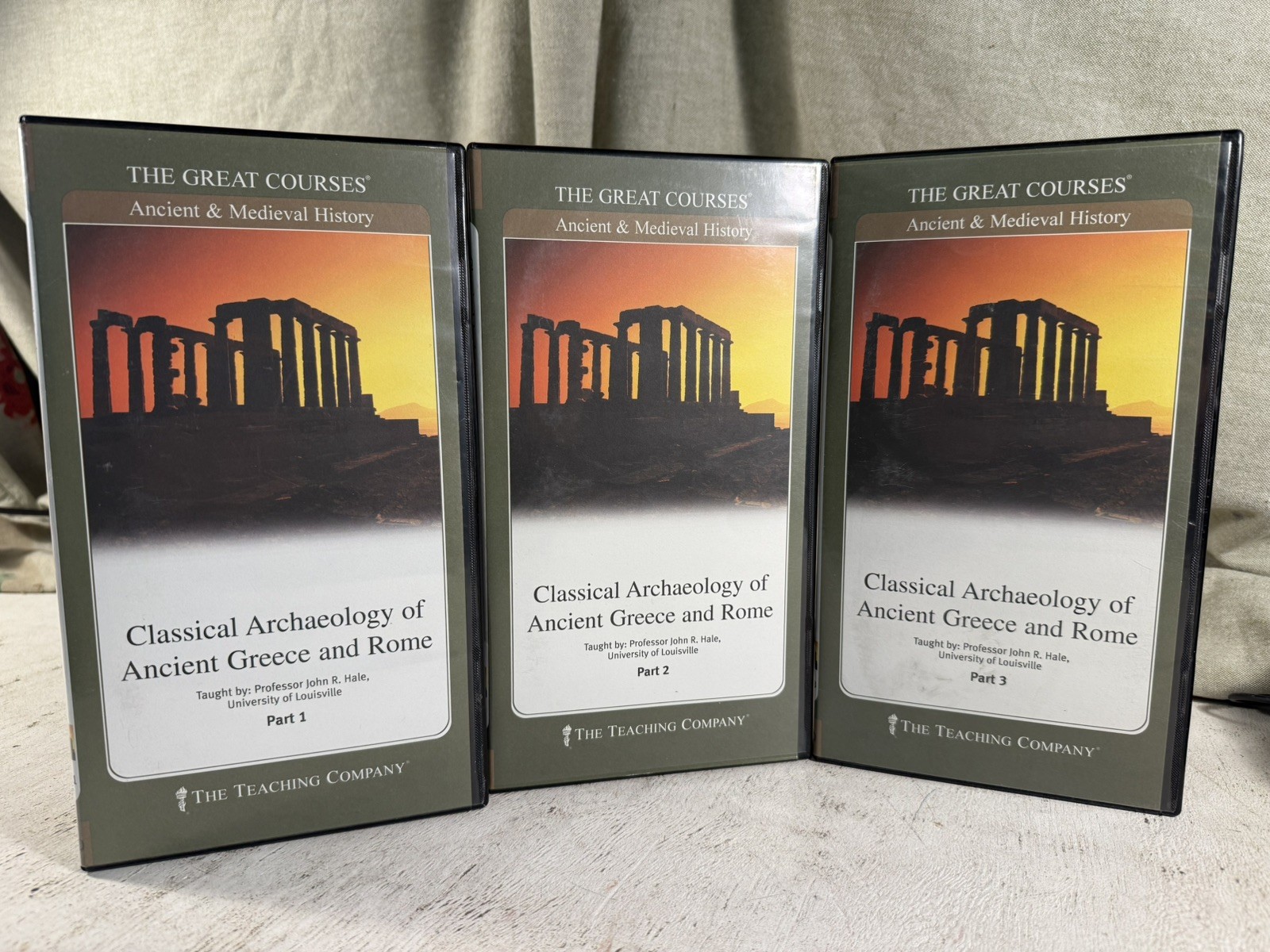 Classical Archaeology of Ancient Greece and Rome by Hale (DVDs) Great Courses