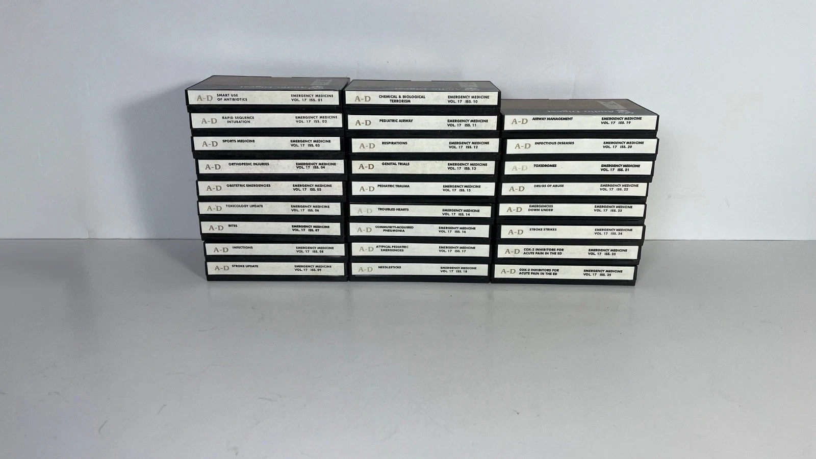 LOT 26 CME Physician Audio Digest Emergency Medicine Cassette Volume 17 2000 VTG