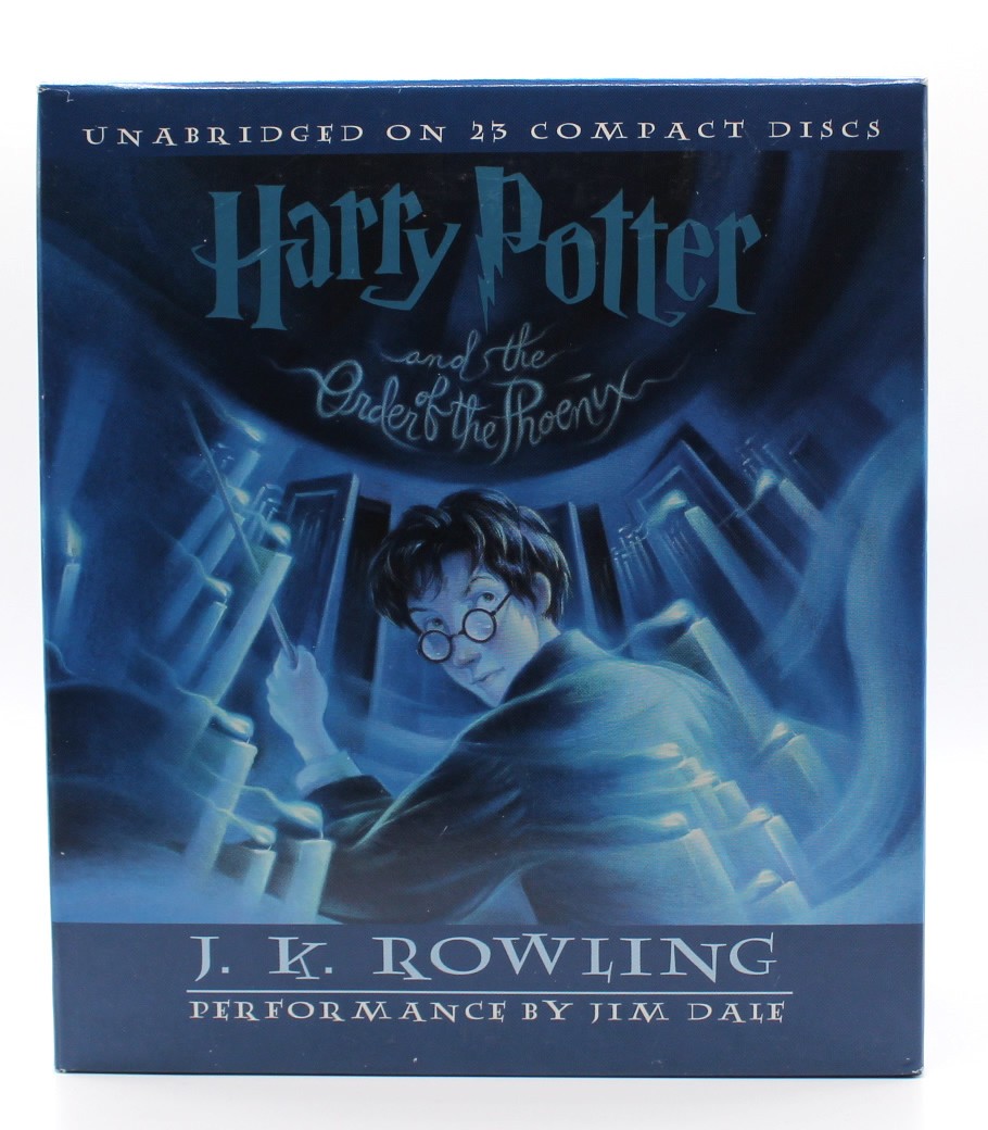 Harry Potter Audiobook CD Lot of 4: Goblet of Fire, Order of Phoenix, Half-Blood