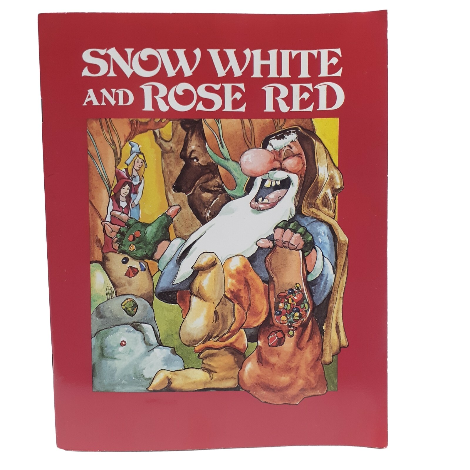 Vintage Snow White and Rose Red Book 1979 Troll Associates