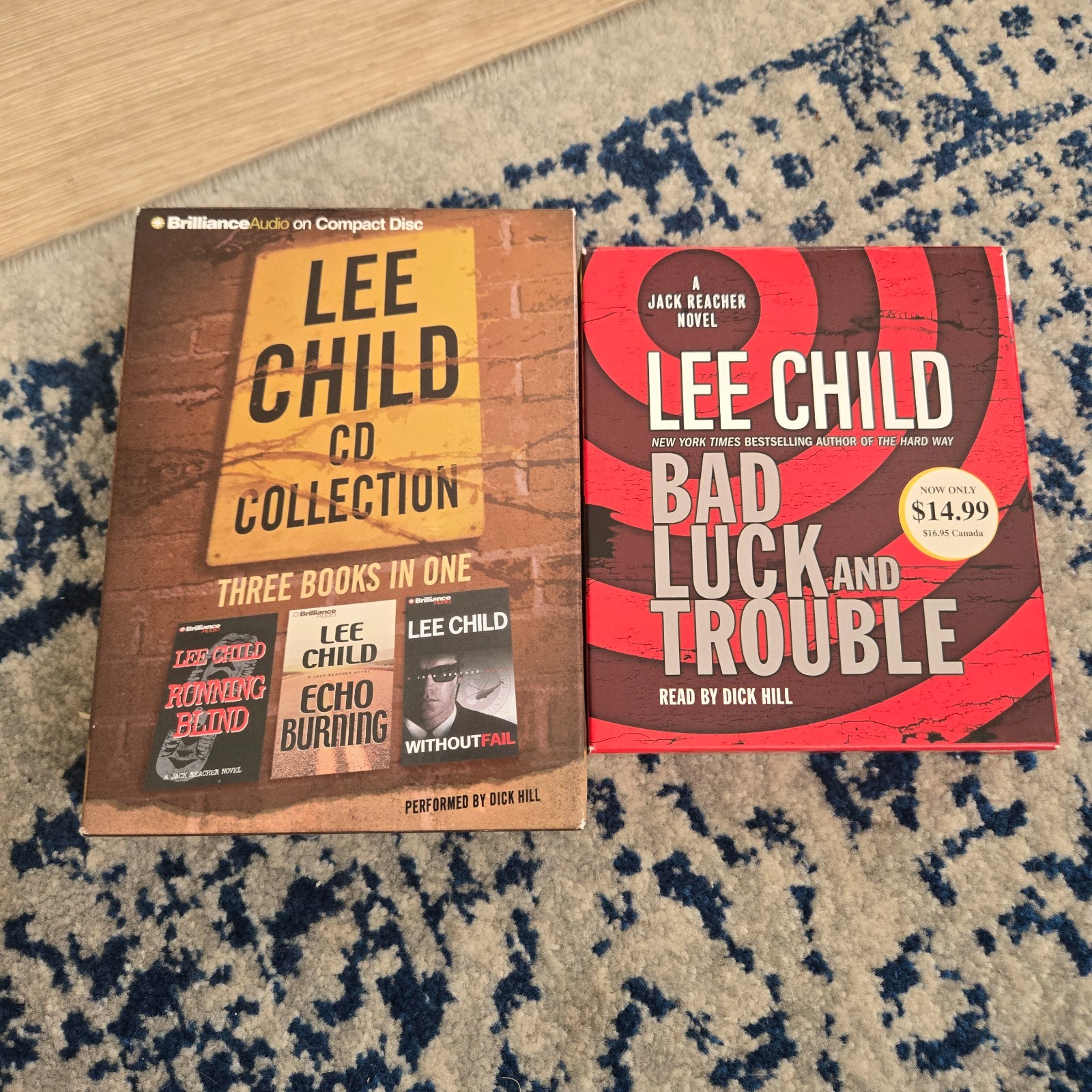 Lee Child Jack Reacher LOT of 4 Audiobook CD Audio Books Collection