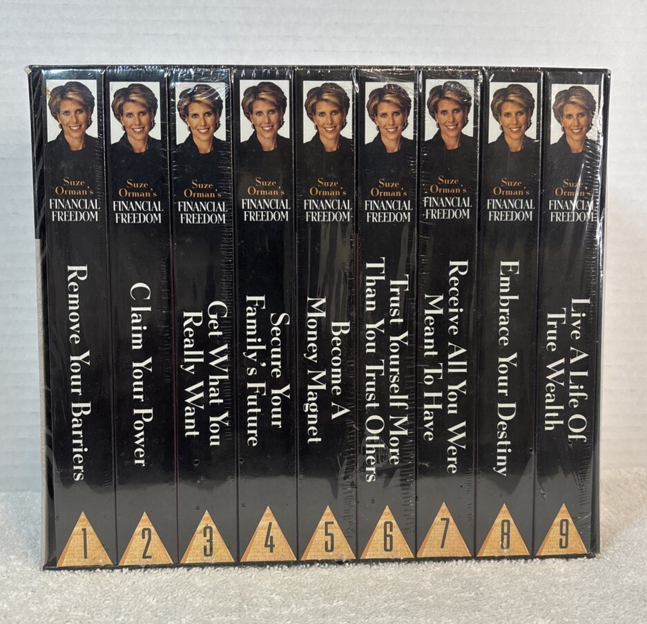Suze Orman’s Financial Freedom Audio Cassette Tape Set Creating True Wealth Now
