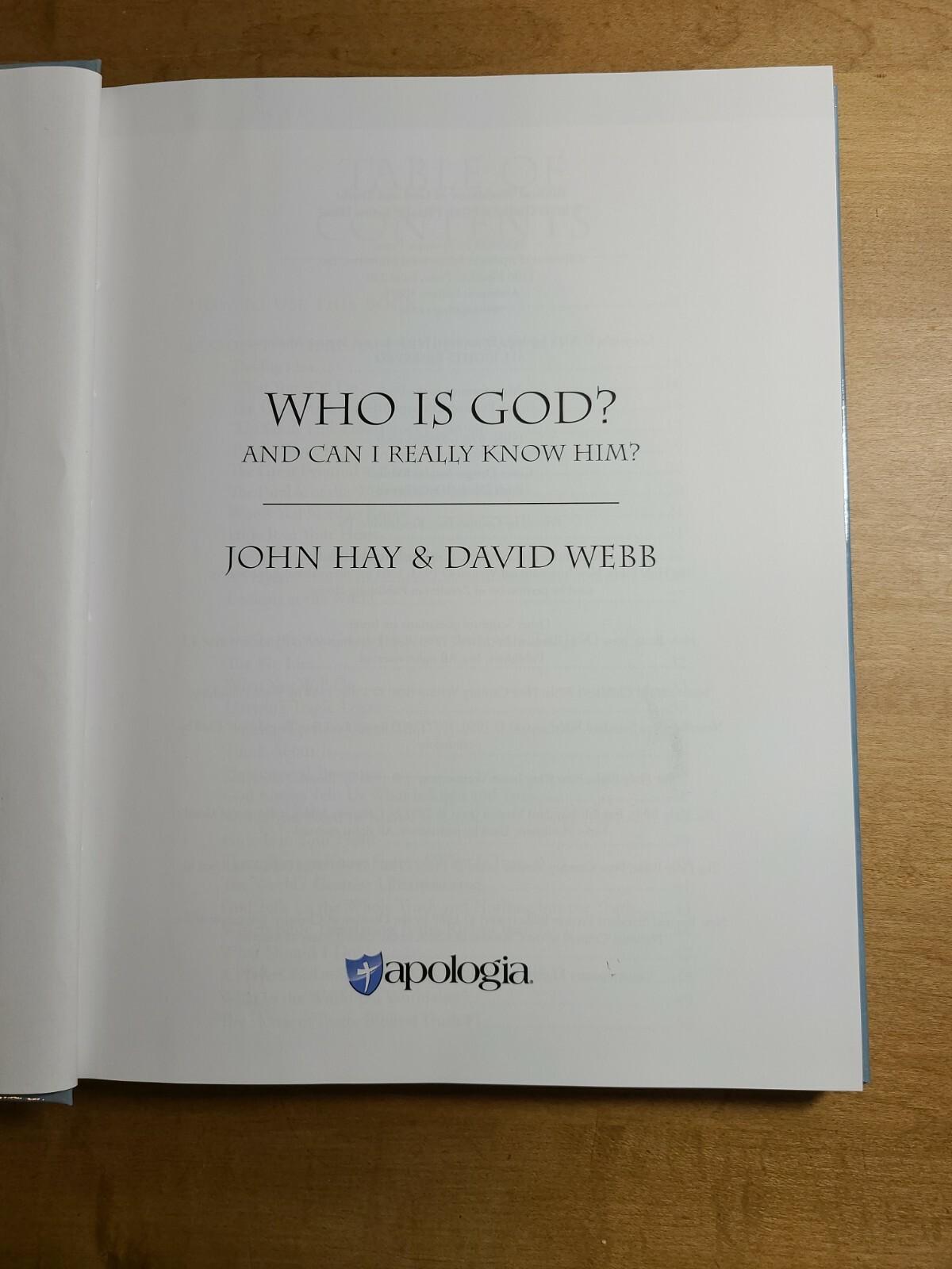 Apologia Who Is God and Can I Really Know Him Textbook Hardcover 4th to 6th gr
