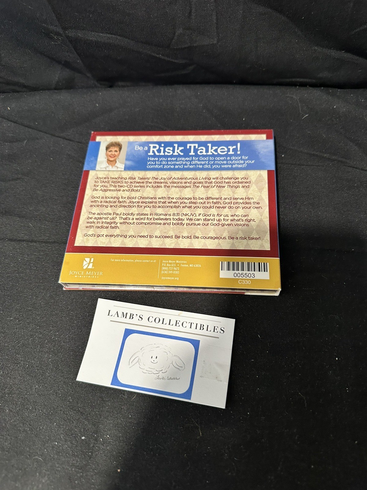 Joyce Meyer 2 Audio CD Risk Takers Joy Of Adventurous Living W/ Inserts