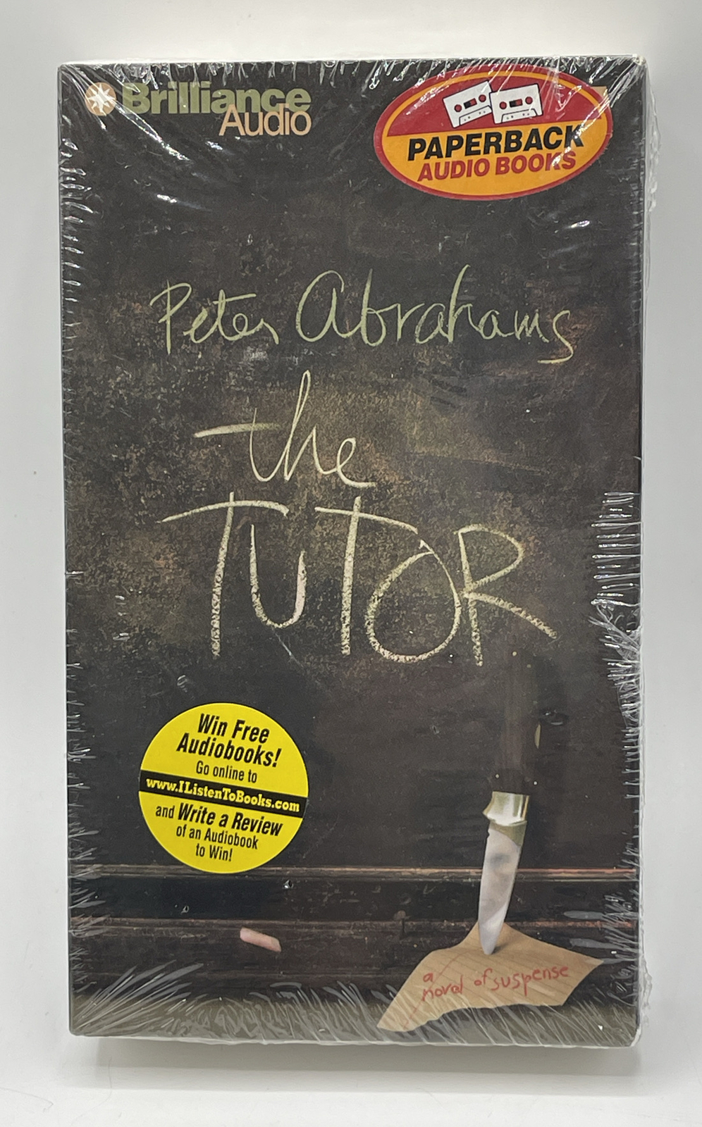 The Tutor by Peter Abrahams Audio Book (2002, Cassette, Unabridged) SEALED