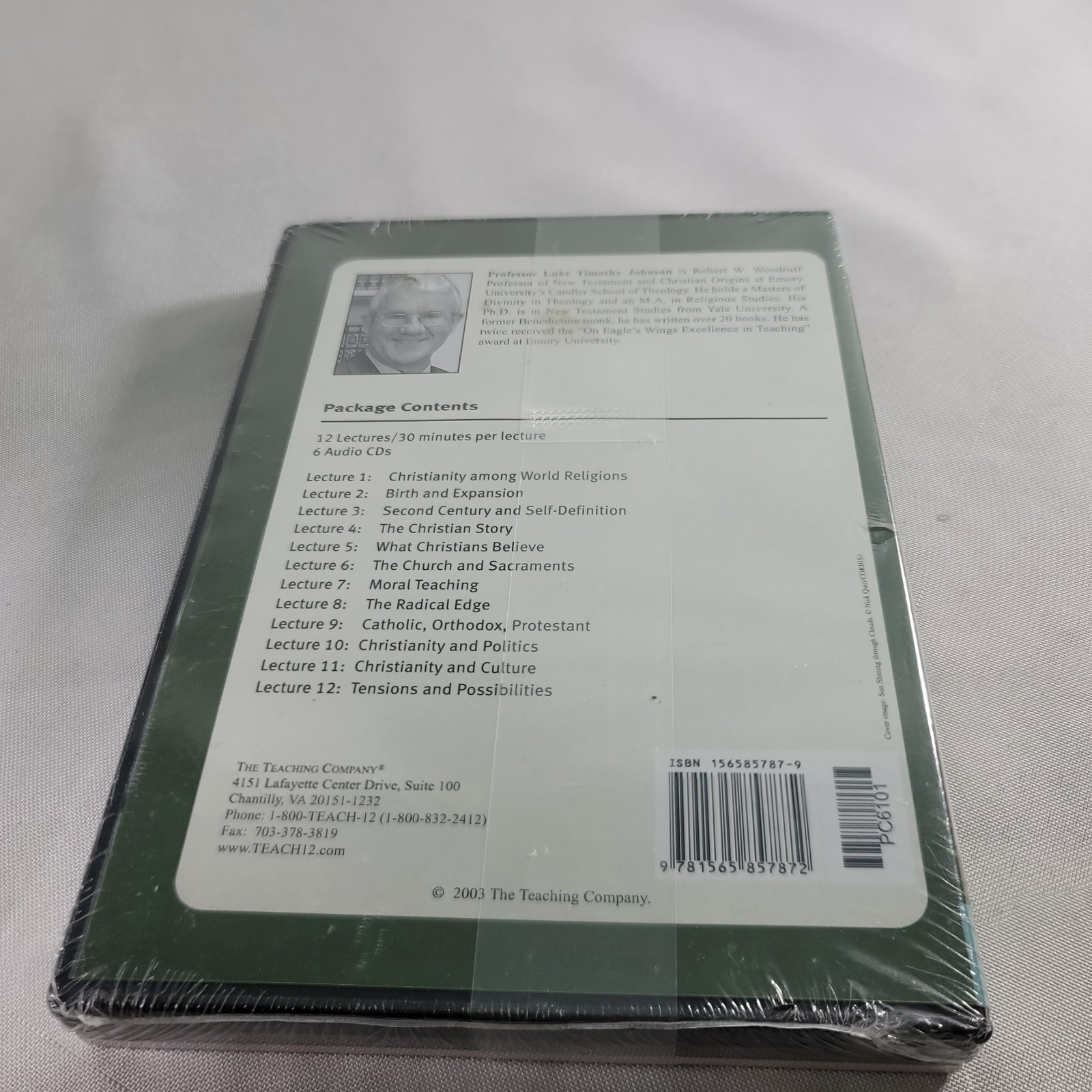 The Great Courses Great World Religions Christianity Book With DVD
