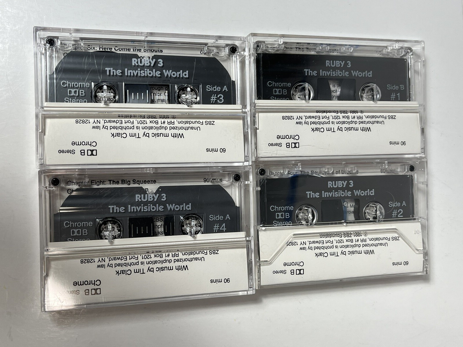 Lot of 16 ZBS Foundation JACK FLANDERS Audio Cassette Tapes Inverness Ruby Rio