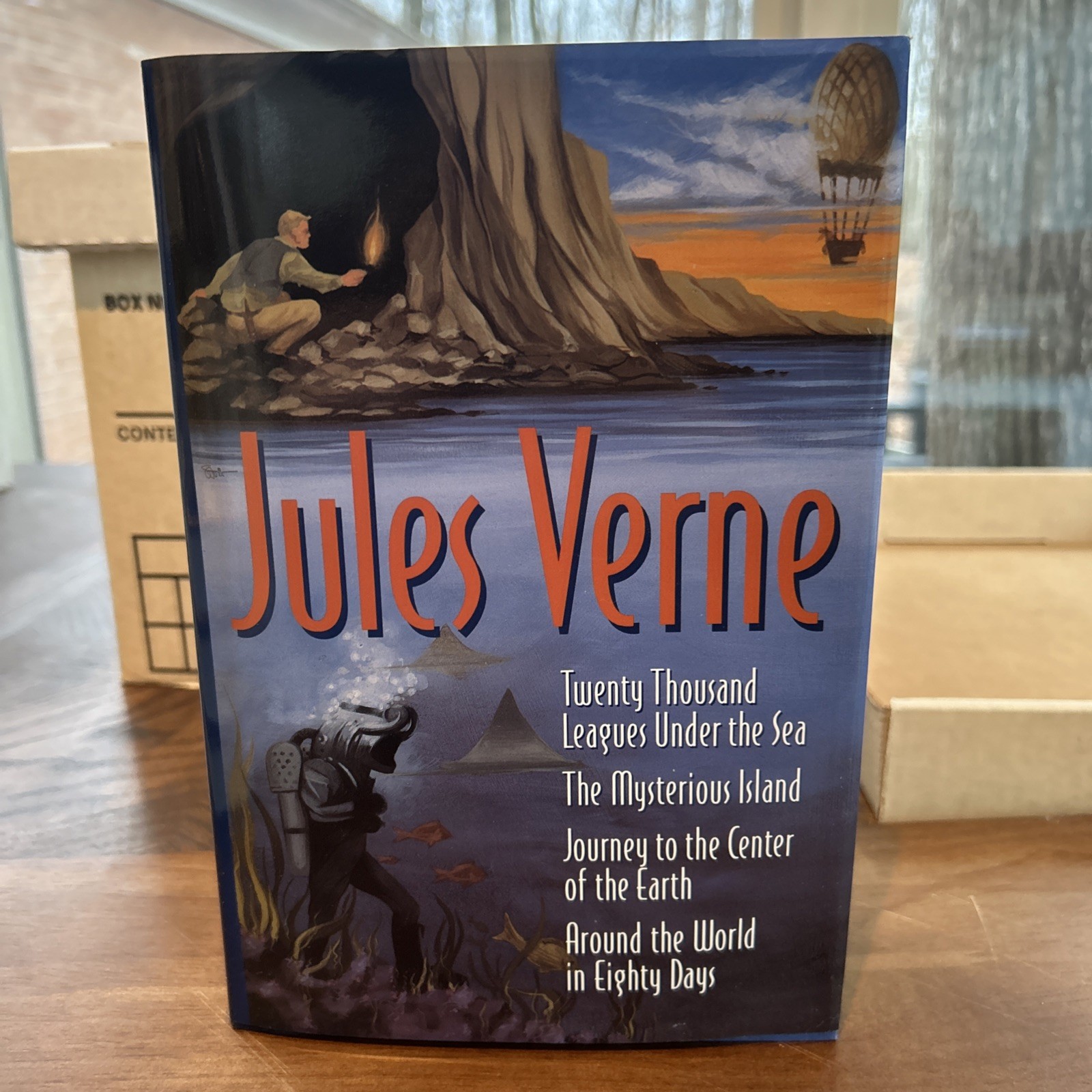 Jules Verne Anthology Barnes And Noble 1994 Excellent
