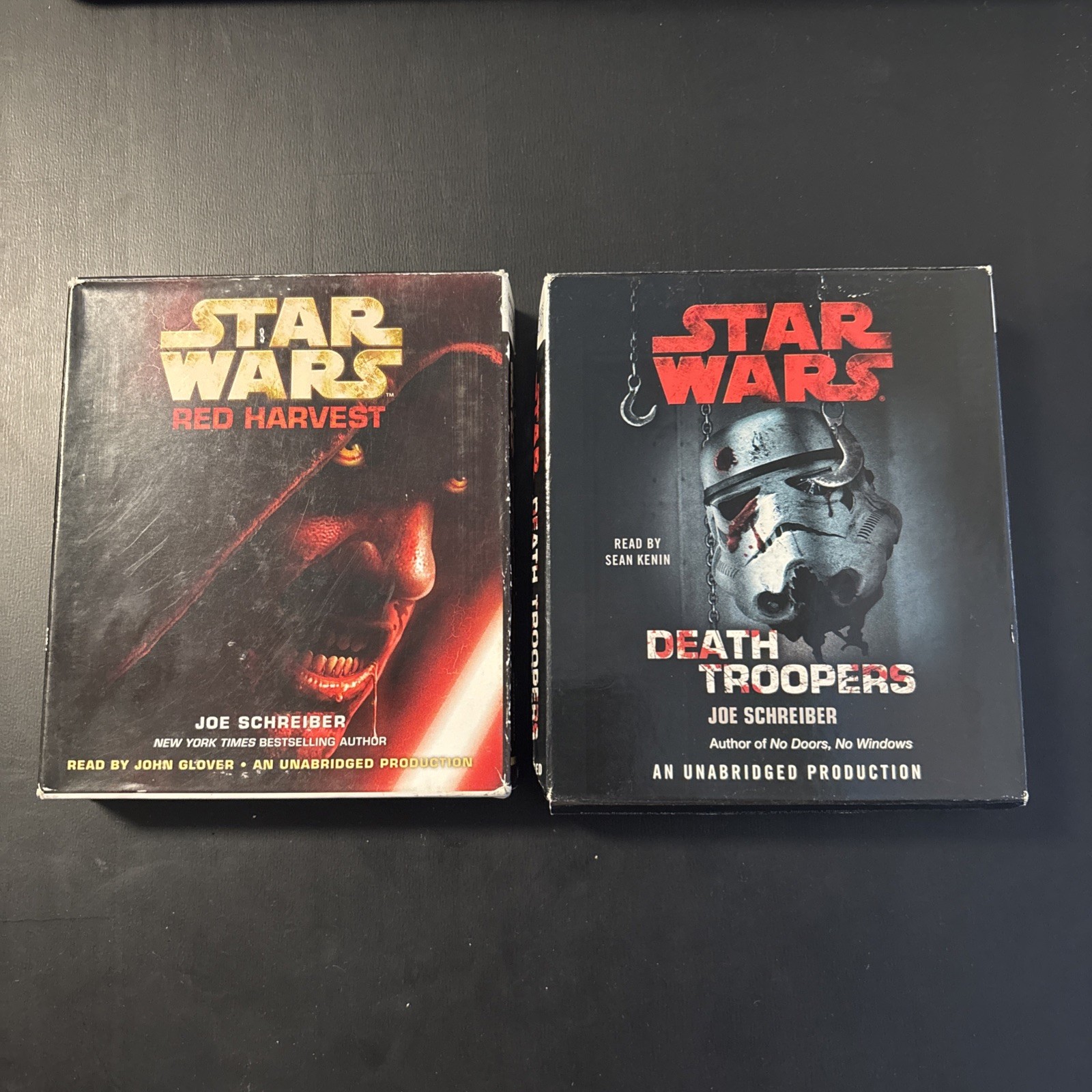 Star Wars Audiobook Lot Death Troopers Red Harvest Joe Schreiber 13 Discs