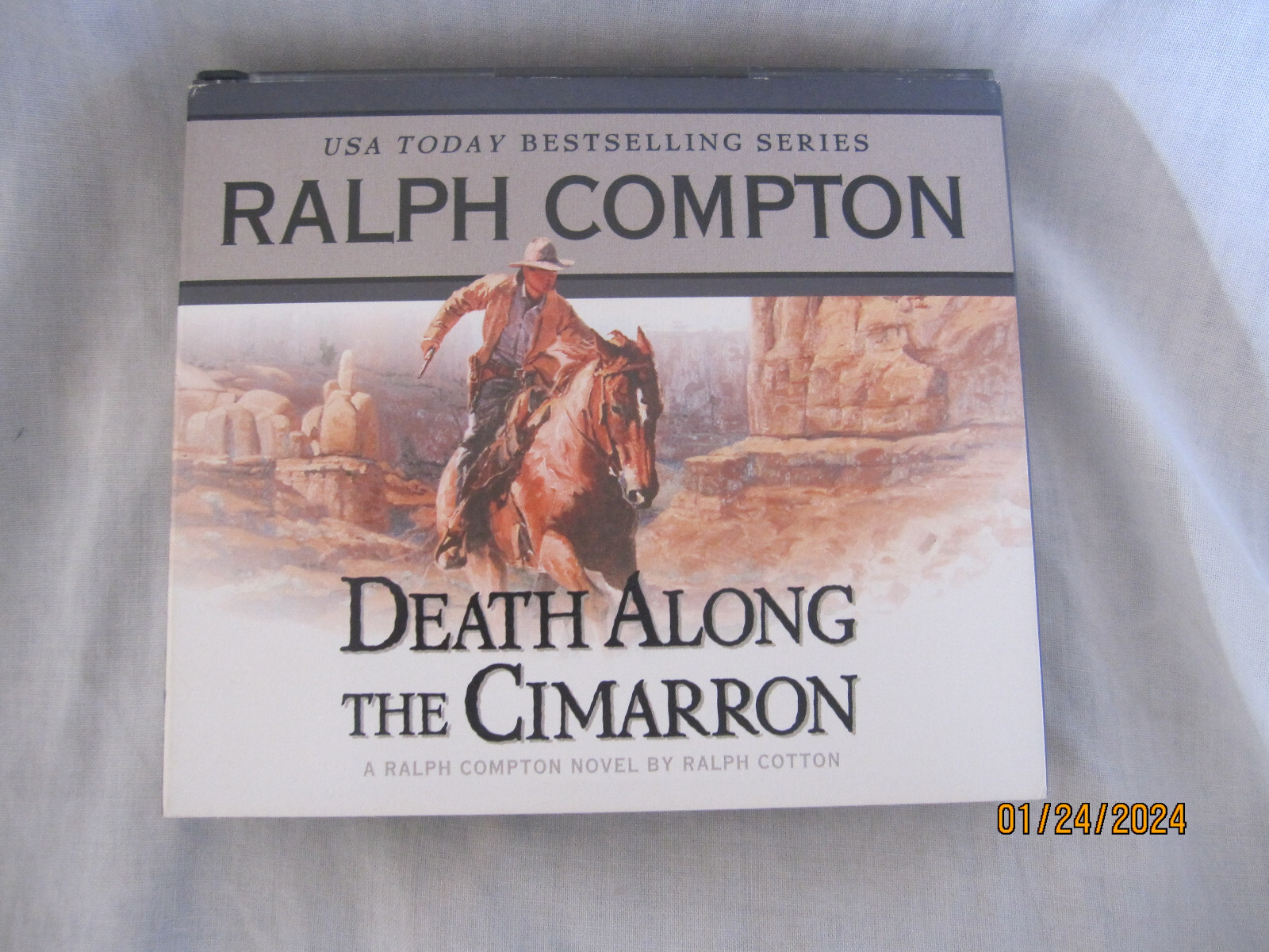 Book on CD Death Along The Cimarron, Ralph Compton abridged