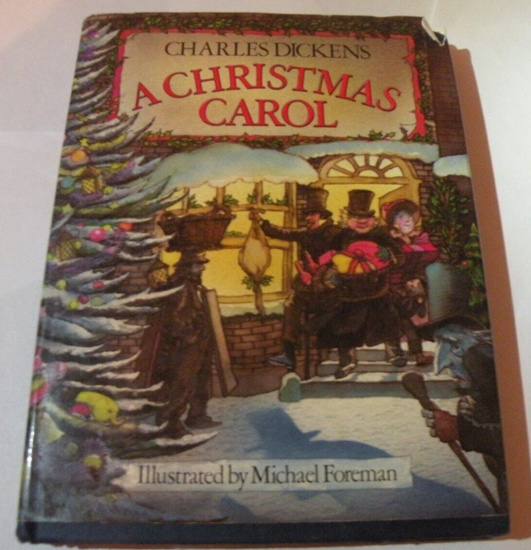 CHARLES DICKENS A CHRISTMAS CAROL 1983 FIRST EDITION U.S. ILLUSTRATED M. FOREMAN