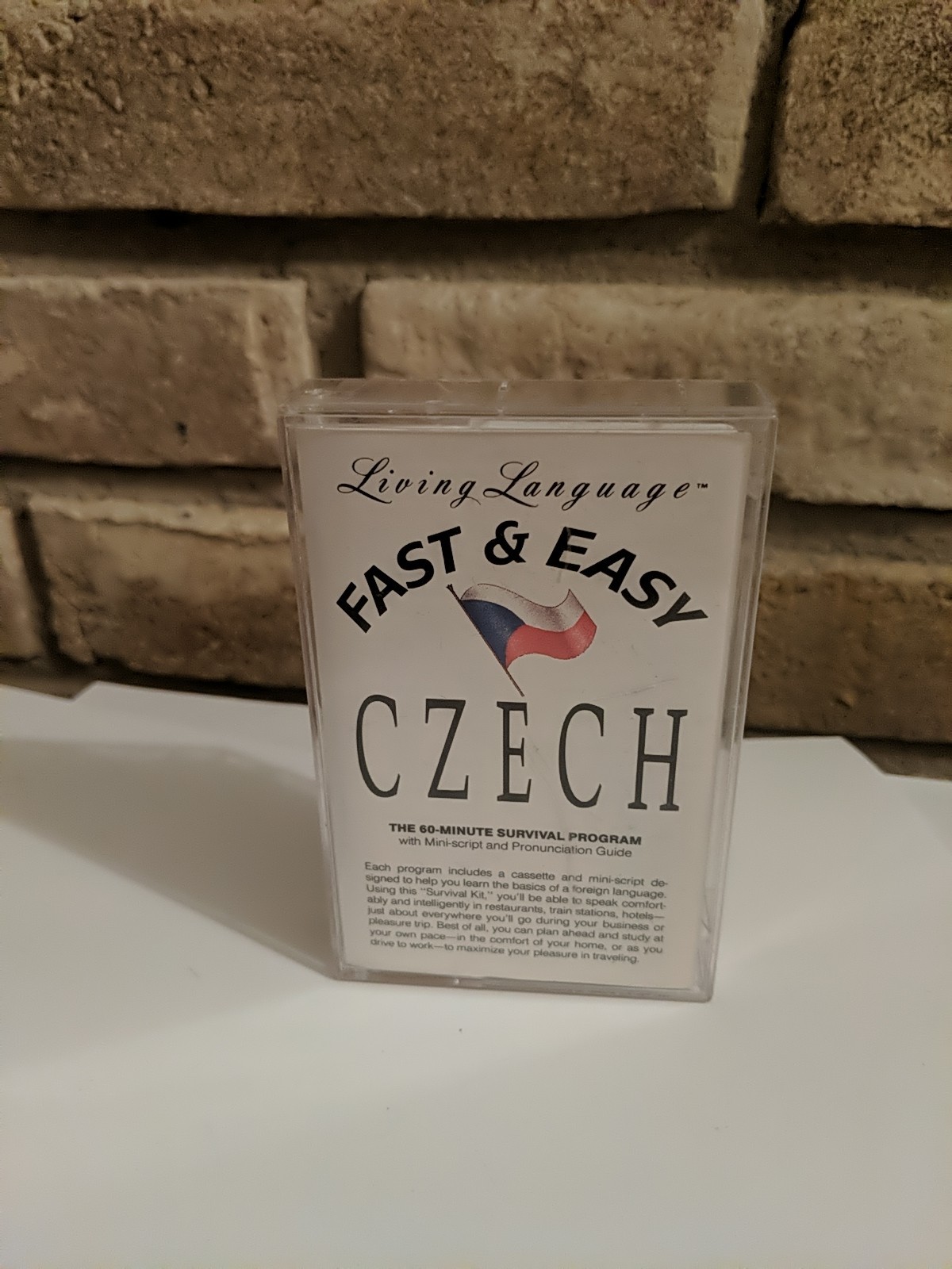 Living Language Fast & Easy Czech 60 Minute Survival Program Cassette
