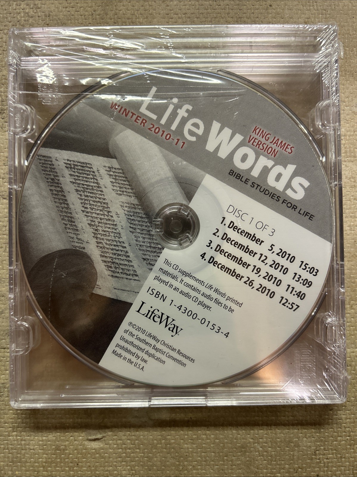 Life Words — Bible Studies for Life — King James Version CDs 2010