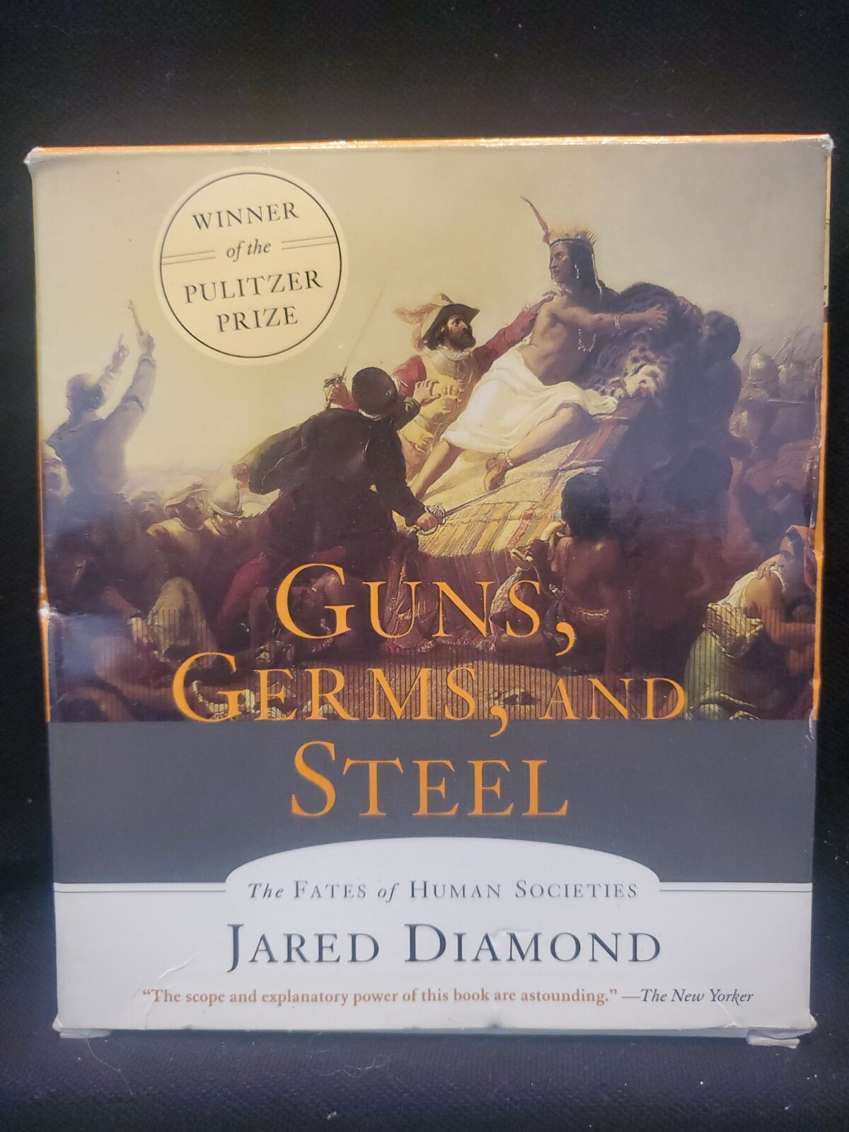 Shelf199 Audiobook~ Guns, Germs, and Steel- Jared Diamond- Abridged- 5 CDs