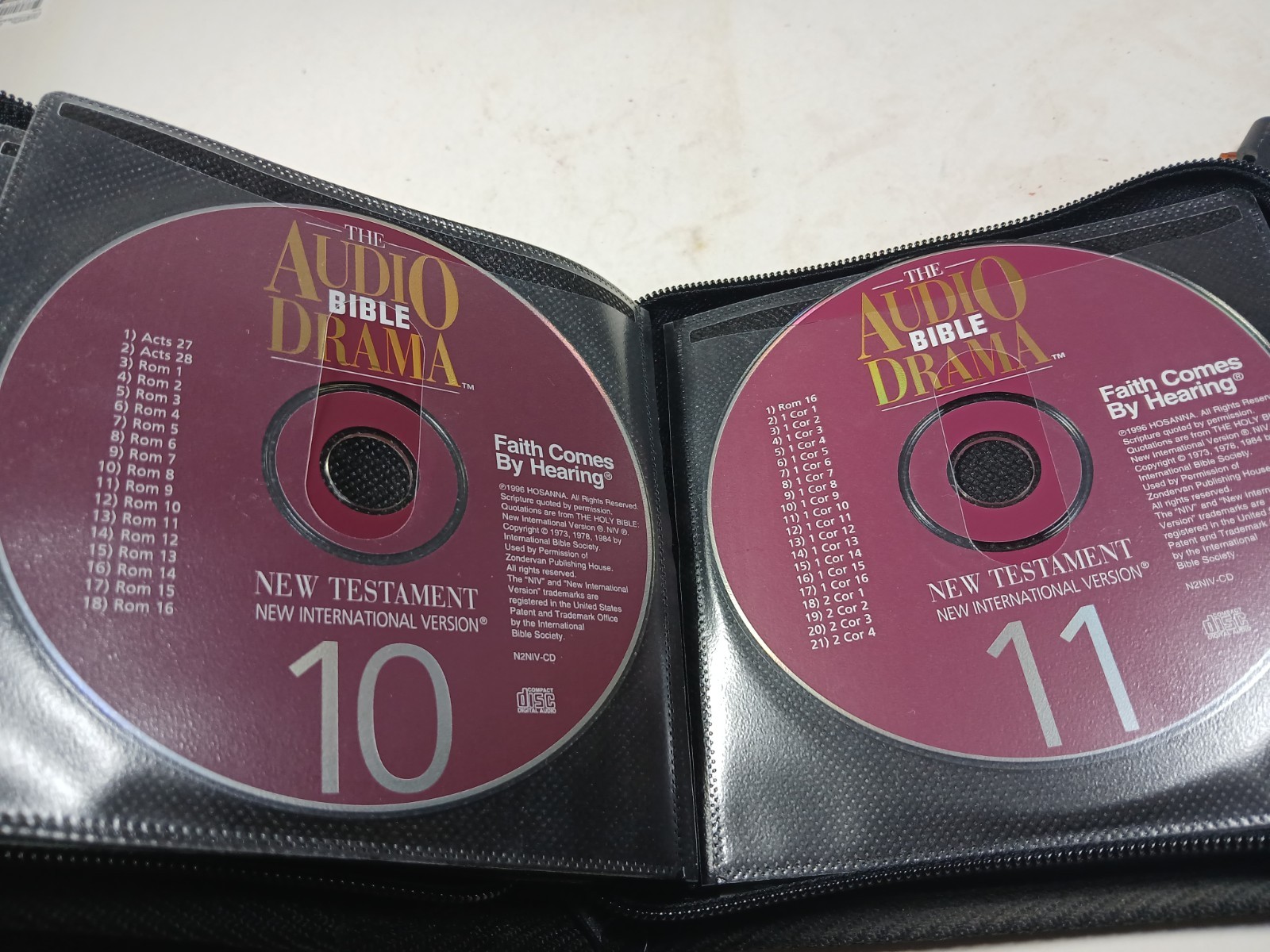 The Audio Bible Drama — Faith Comes By Hearing New Testament 16 CD Set in Case