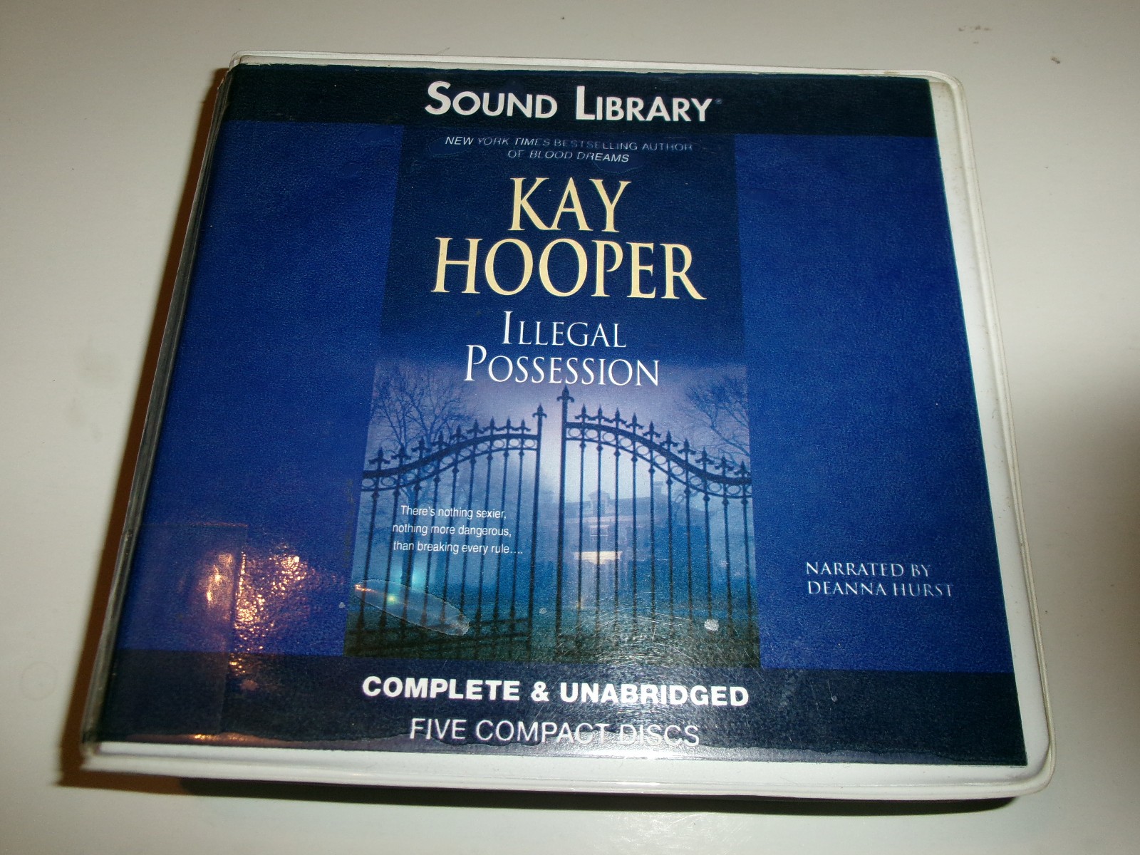 (2) Kay Hooper unabridged romance / suspense audio CD