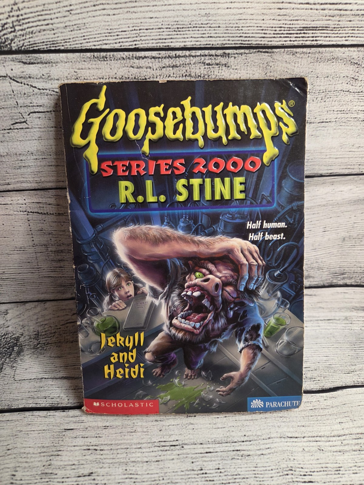 R. L. Stine First Printing Series 2000 Gooeebumps #14 Jekyll & Heidi Halloween