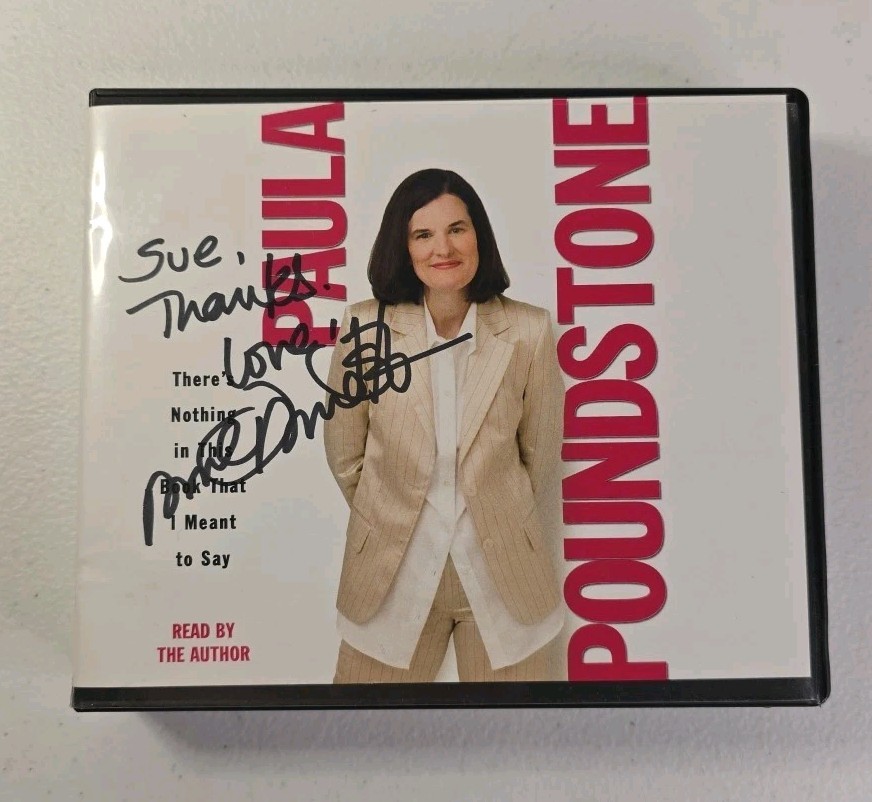 There’s Nothing in This Book That I Meant to Say — (CD) Paula Poundstone Signed