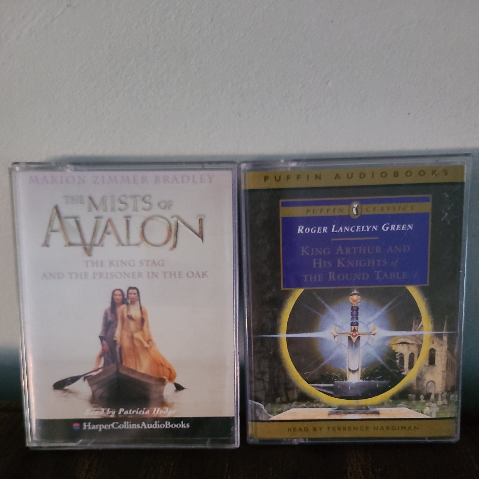 King Arthur Audiobook Cassette Lot :Mists of Avalon & Knights of the Round Table