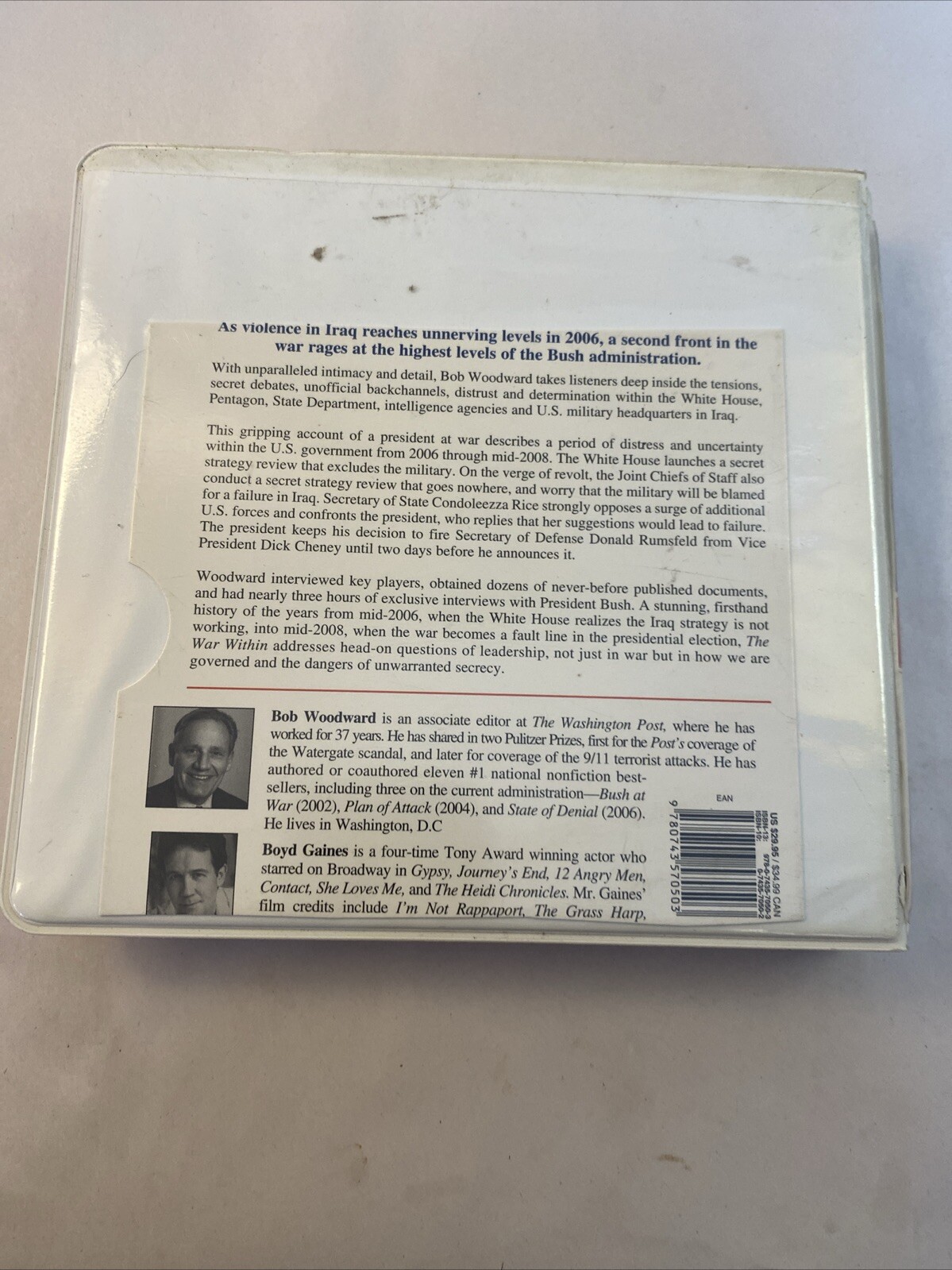 The War Within Bob Woodward Audio