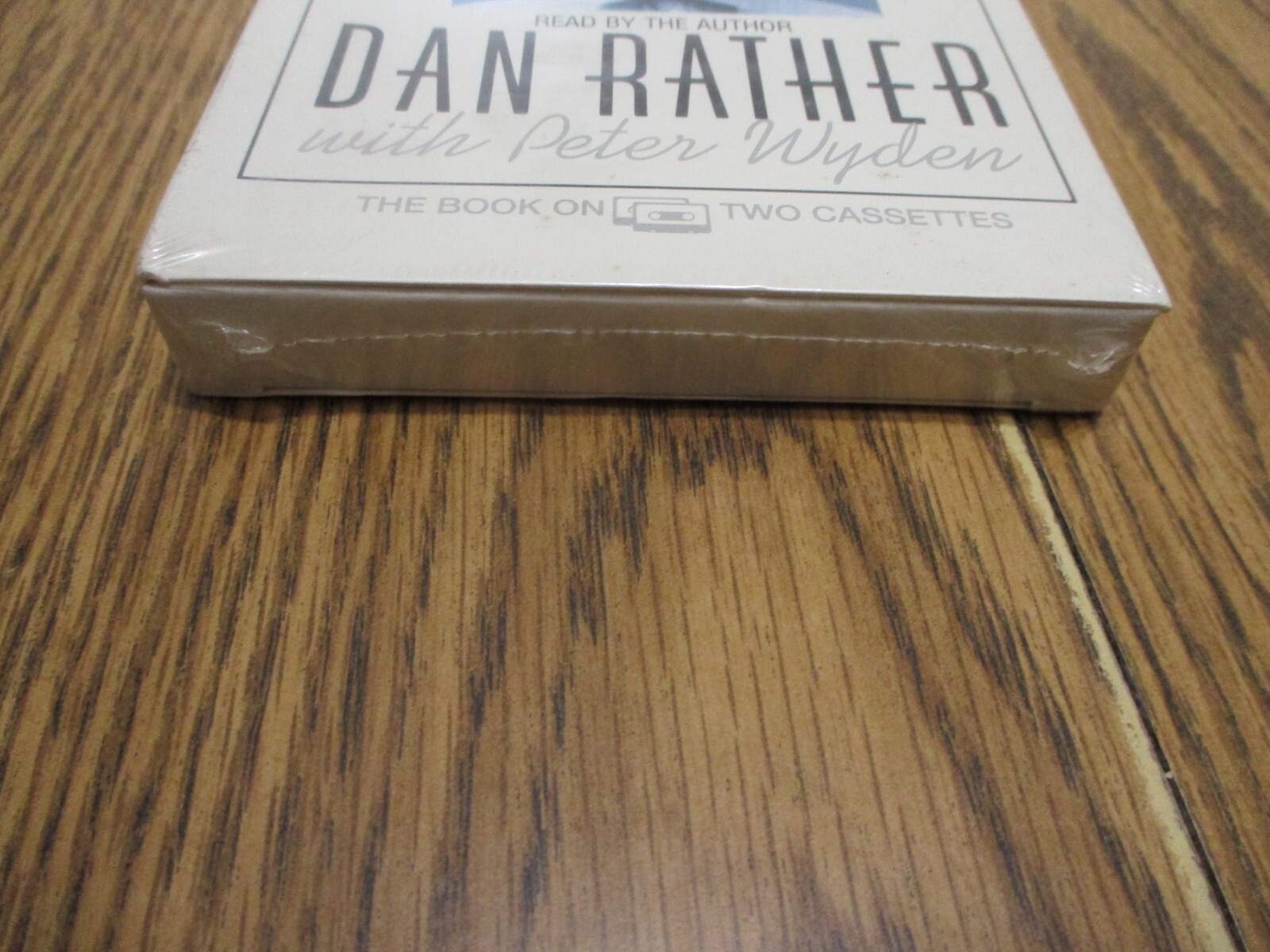 I REMEMBER DAN RATHER BOOK ON TWO AUDIO CASSETTES NEW SEALED