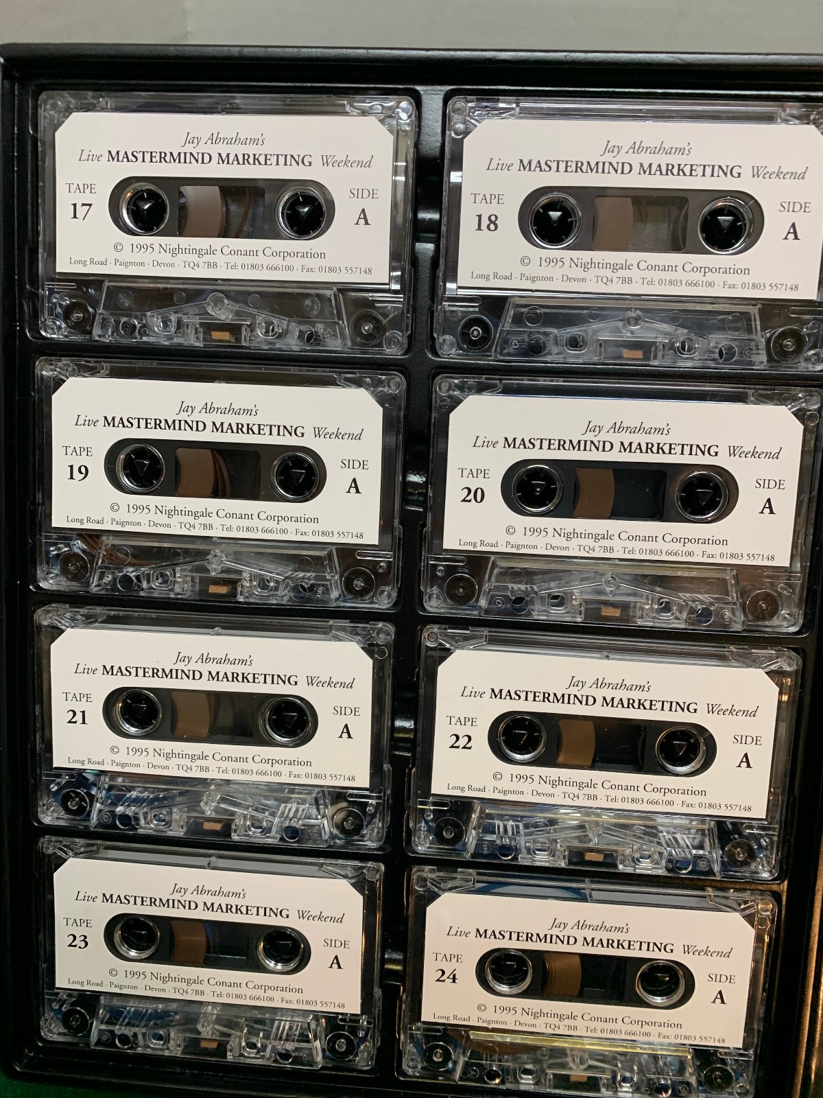 Jay Abraham’s Live Mastermind Marketing Program — 32 Cassettes