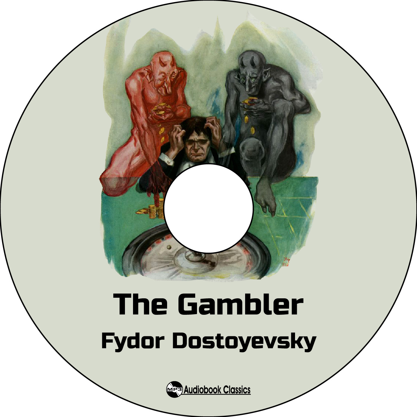 The Gambler — Unabridged MP3 CD Audiobook in paper sleeve