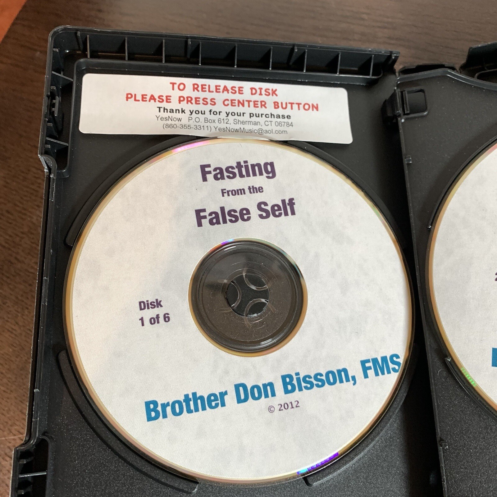 Brother Don Bisson Audio CD Fasting from the False Self 2008 6 CD Set