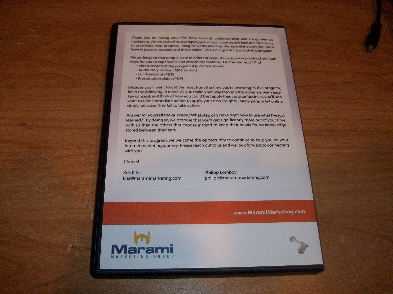 The 6 Keys To Internet Marketing Success Kris Kiler (Audio Video Pdf On 1 CD)