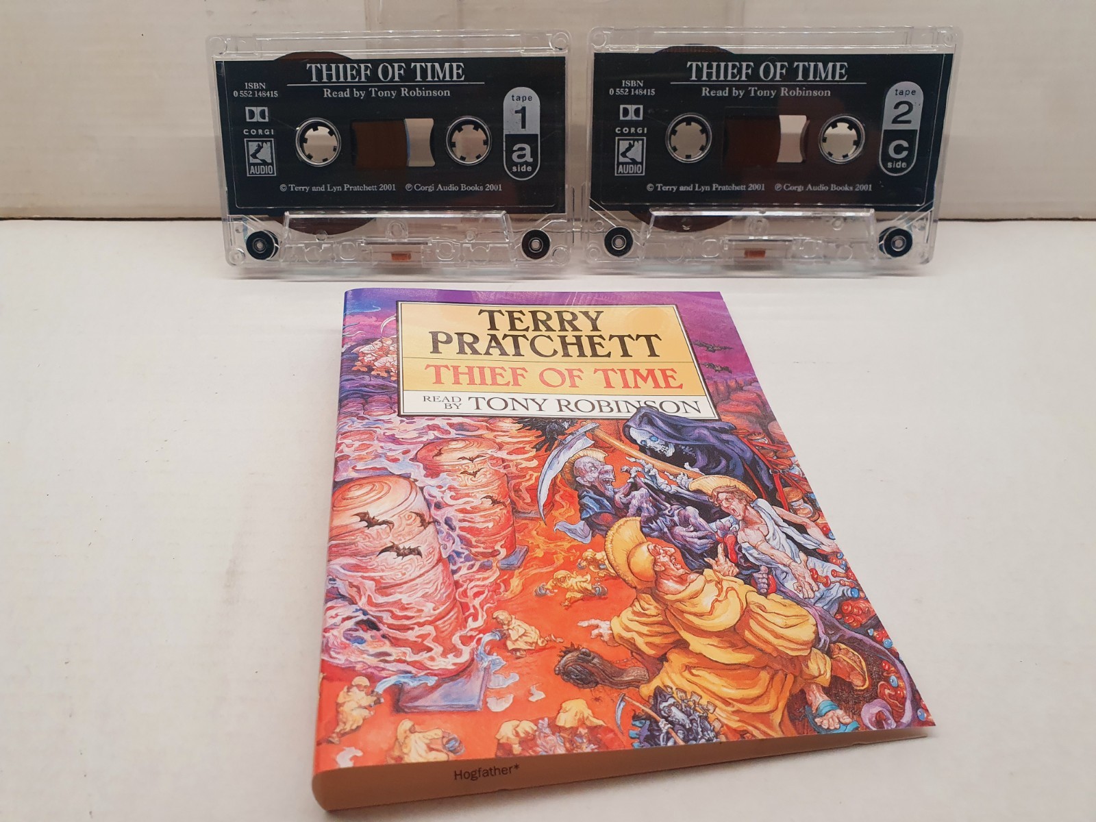 Terry Pratchett Thief Of Time Read By Tony Robinson Rare Audio Cassette