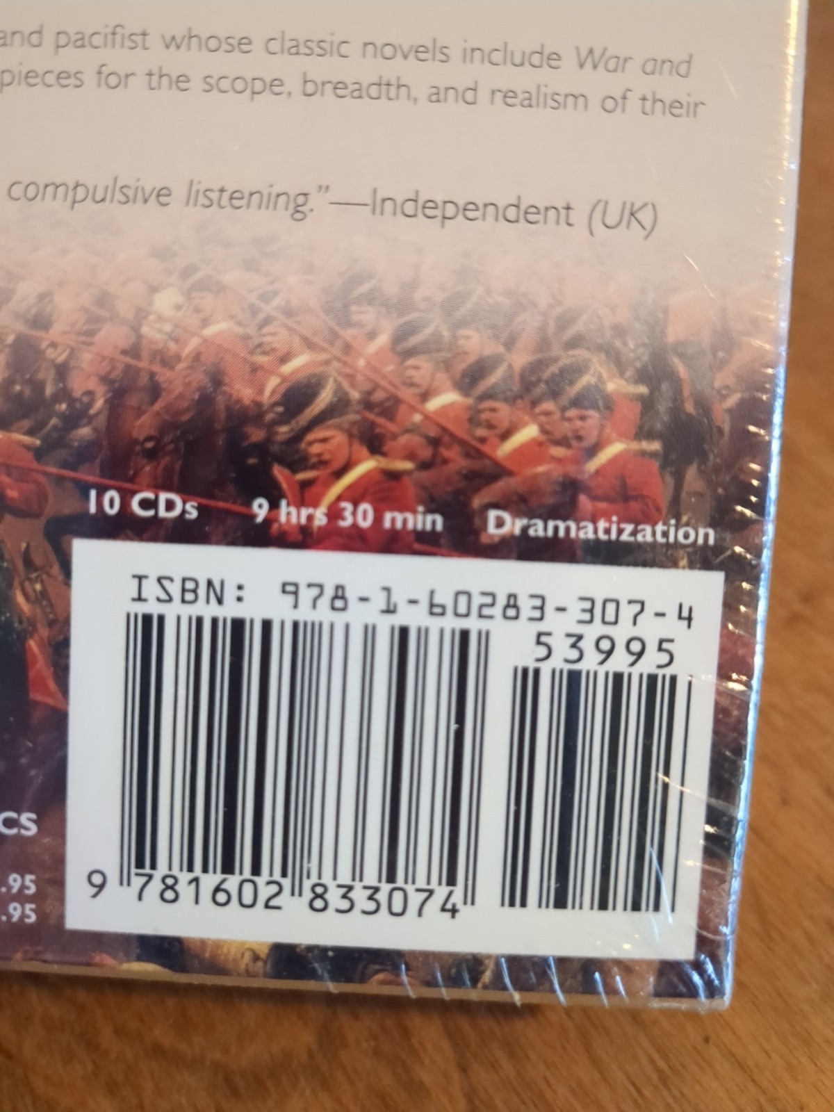 NEW SEALED. War and Peace, Leo Tolstoy (BBC Dramatization). 10 CDs. Lib