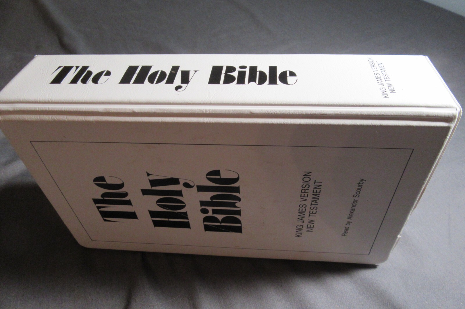 The Holy Bible King James Version New Testament — 12 Cassette Tapes Complete