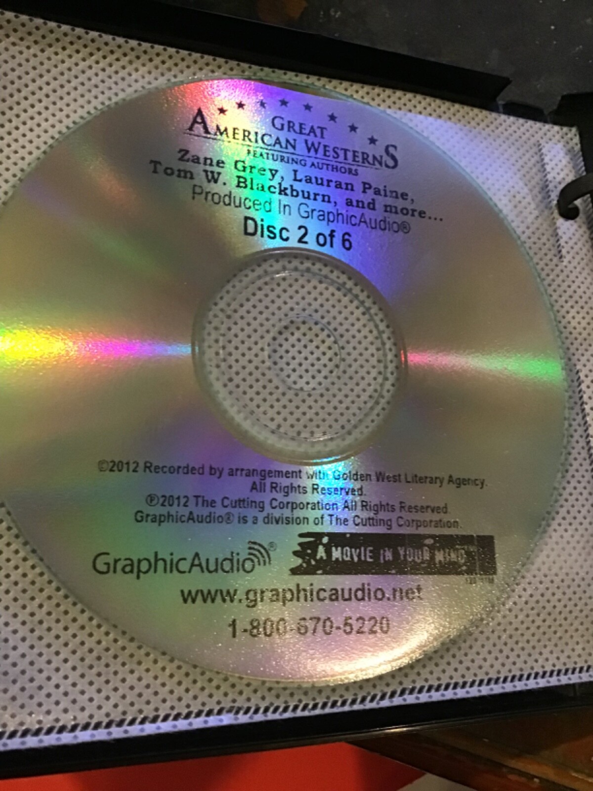 Graphic Audio Great American Westerns Zane Grey Lauran Paine CD Audiobook