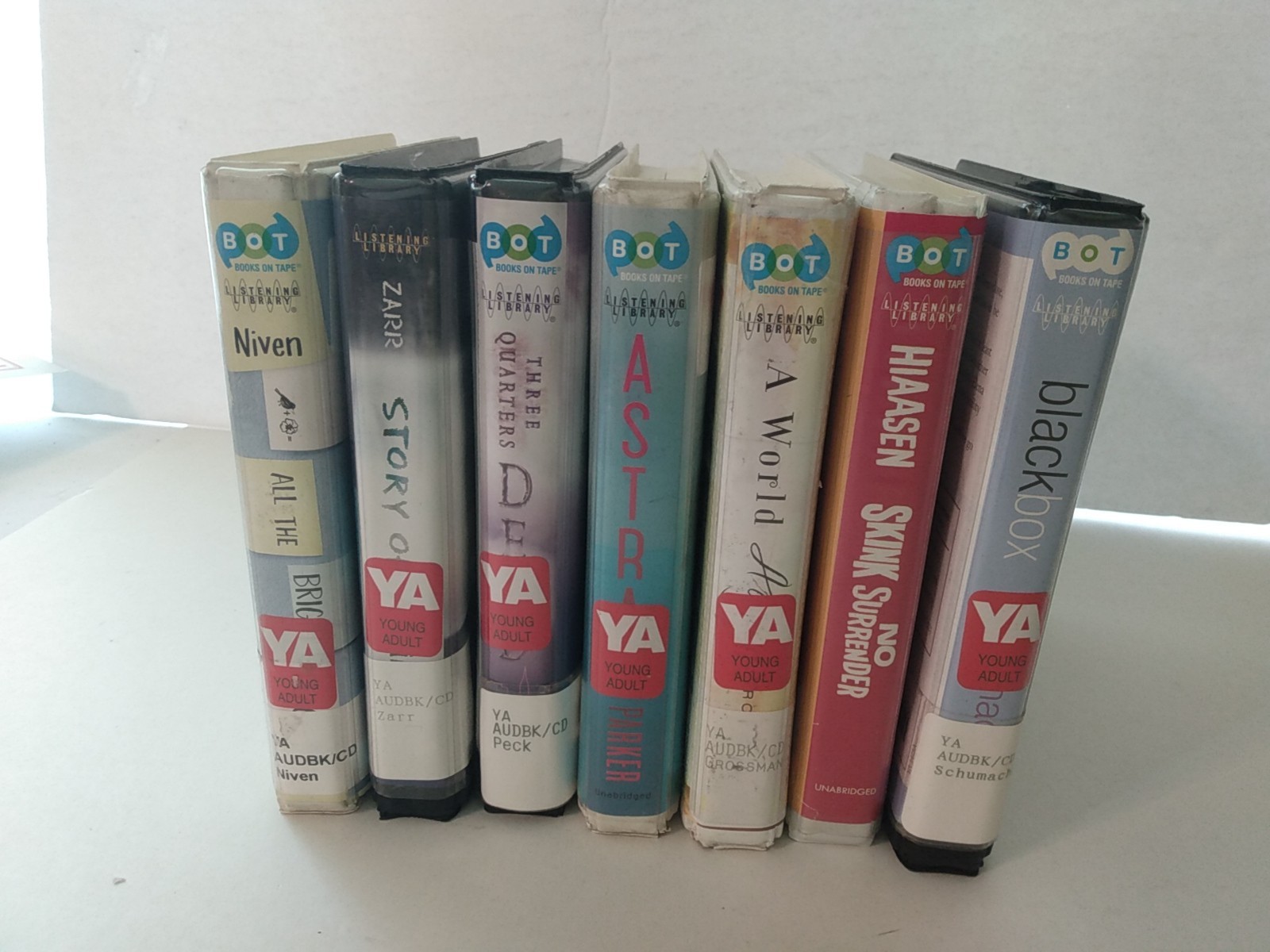 Lot of 7 Audiobook CD sets Tween Young Adult Fiction: Skink Three Quarters Dead