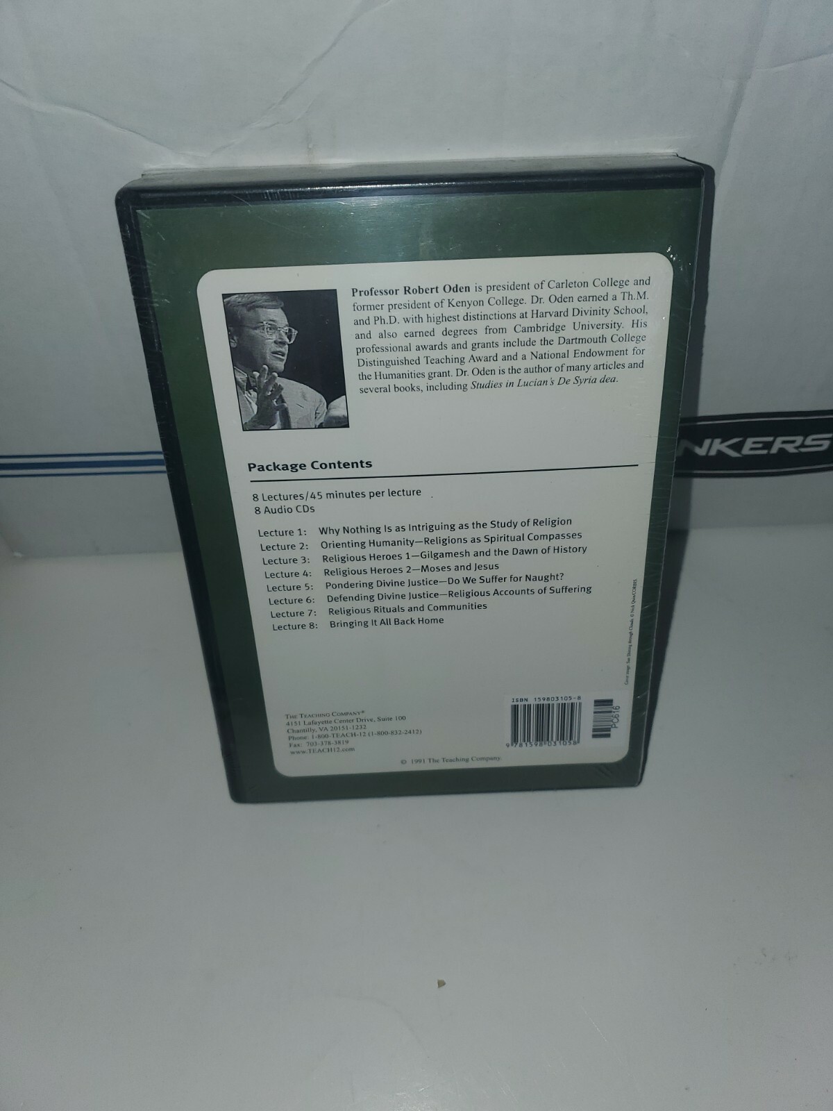 Great Courses CD God and Mankind Comparative Religions Robert Oden, Audiobook