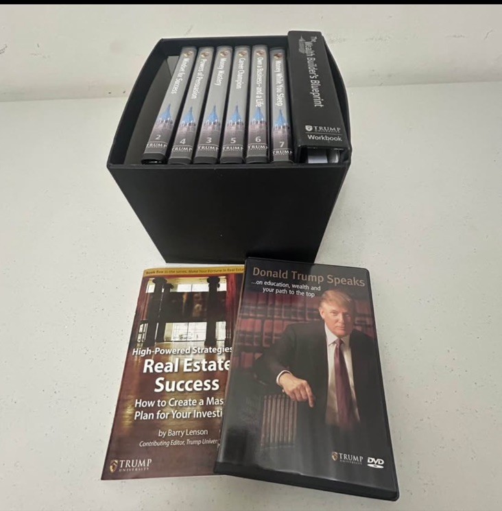 Trump University The Wealth Builder’s Blueprint 1 DVD & 6 Audio CDs Complete