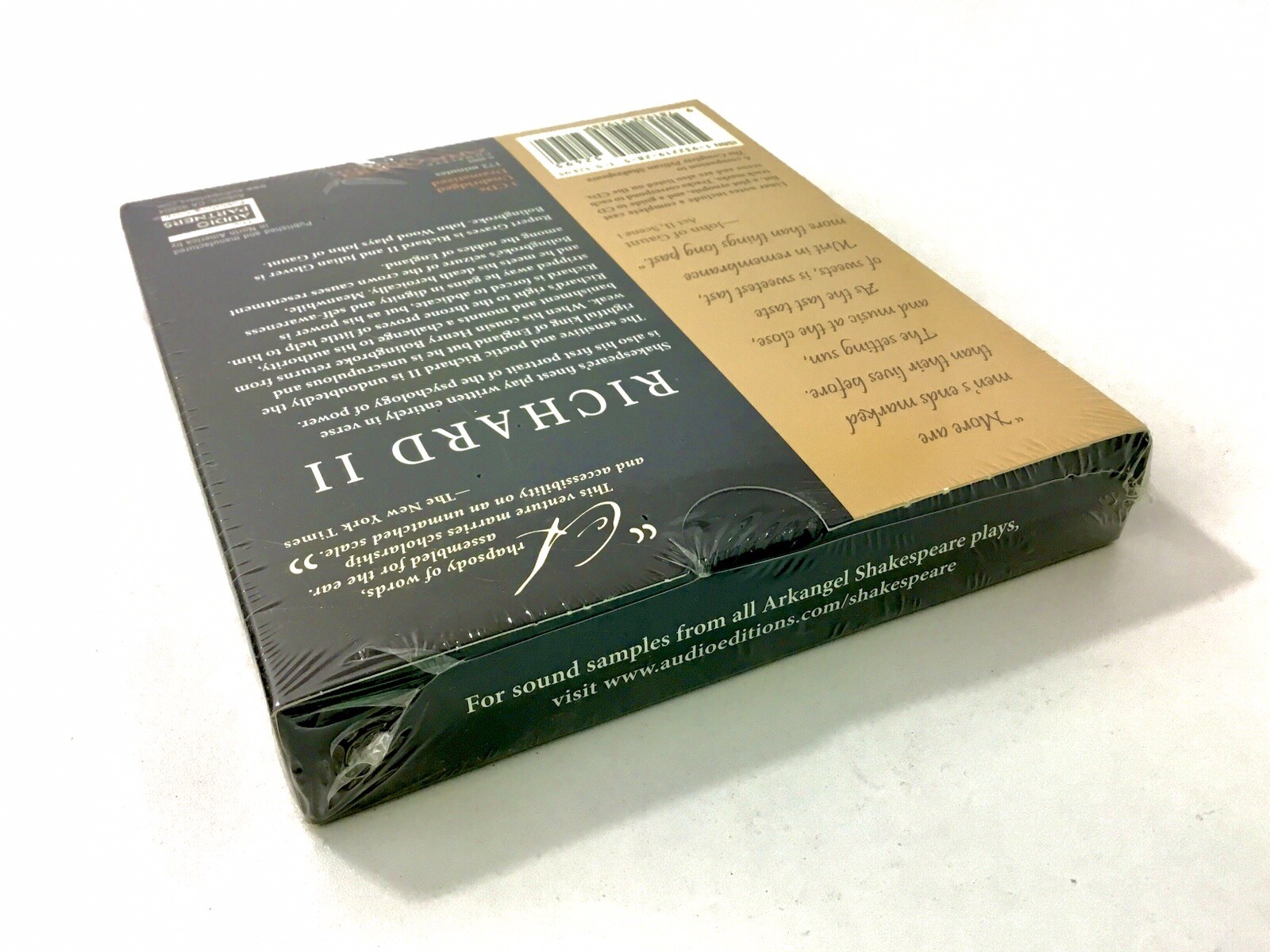 Arkangel Audio Book 3 CDs Unabridged Richard II by William Shakespeare SEALED