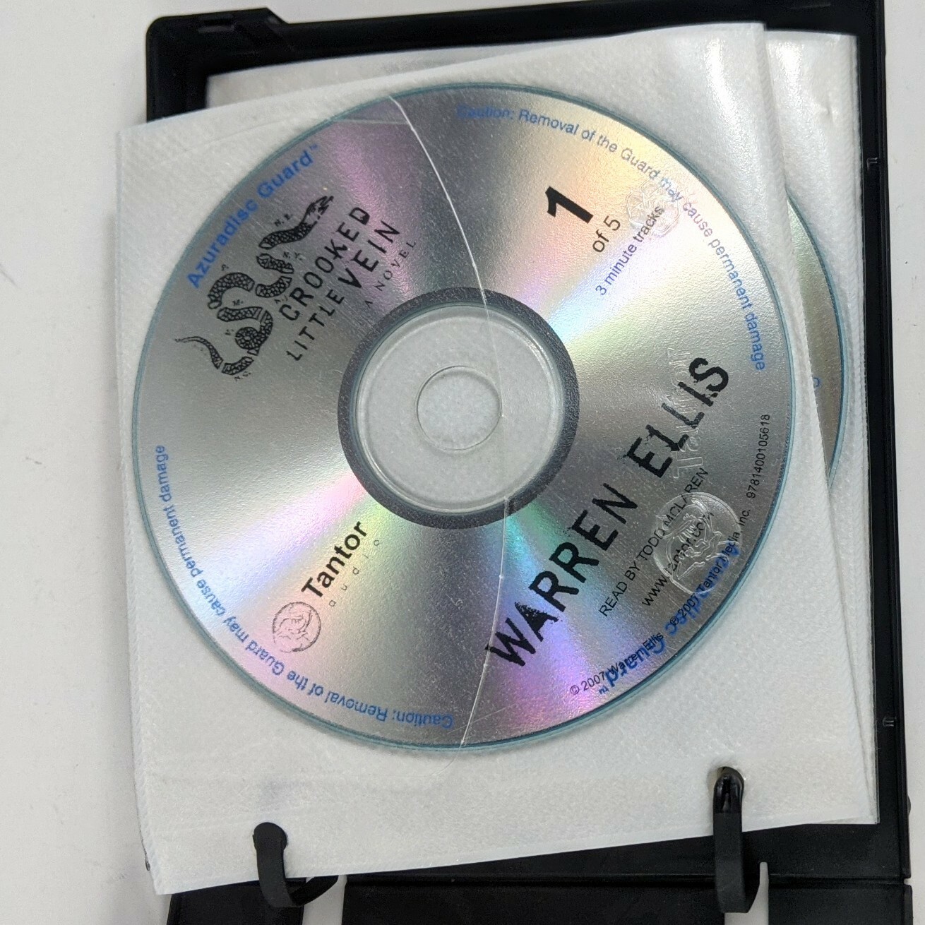 Crooked Little Vein Unabridged Audiobook by Warren Ellis Compact Disc CD