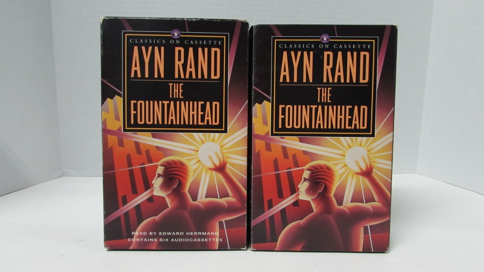The Fountainhead by Ayn Rand (1994, 6 Audio Cassette Set, Abridged) Audio Book