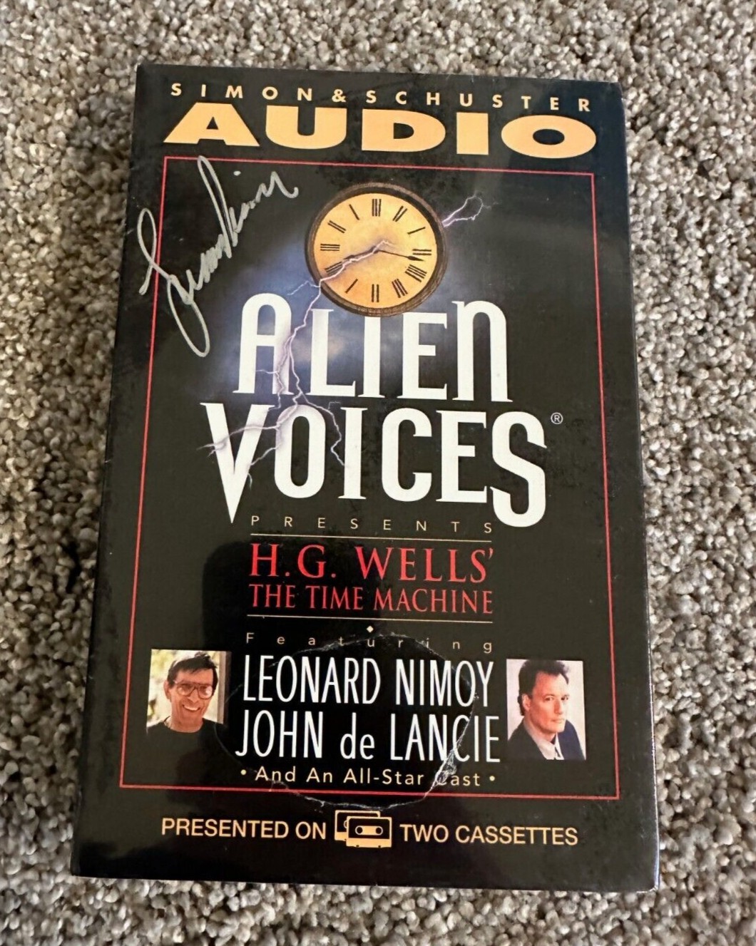 Alien Voices The Time Machine Audiobook SIGNED by Star Trek’s Leonard Nimoy