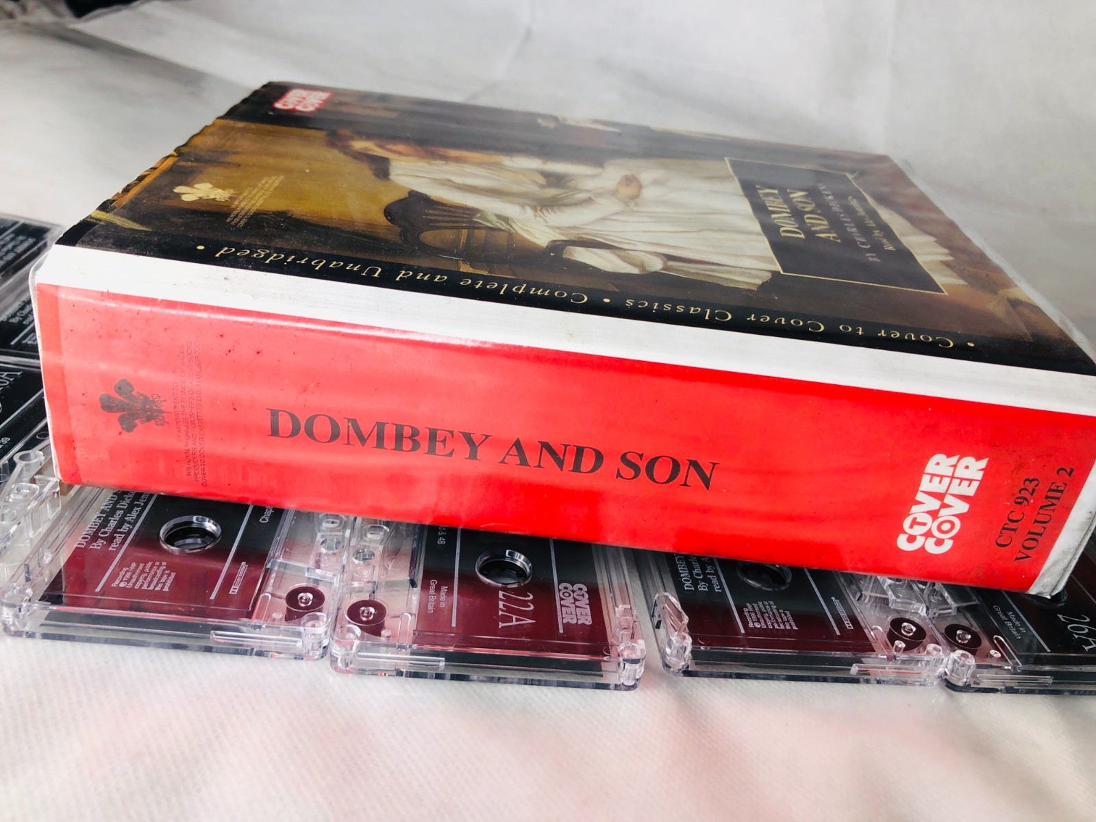 Audio Book Cassette Tape x14 Dombey and Son Volume 2 Charles Dickens Vintage ra