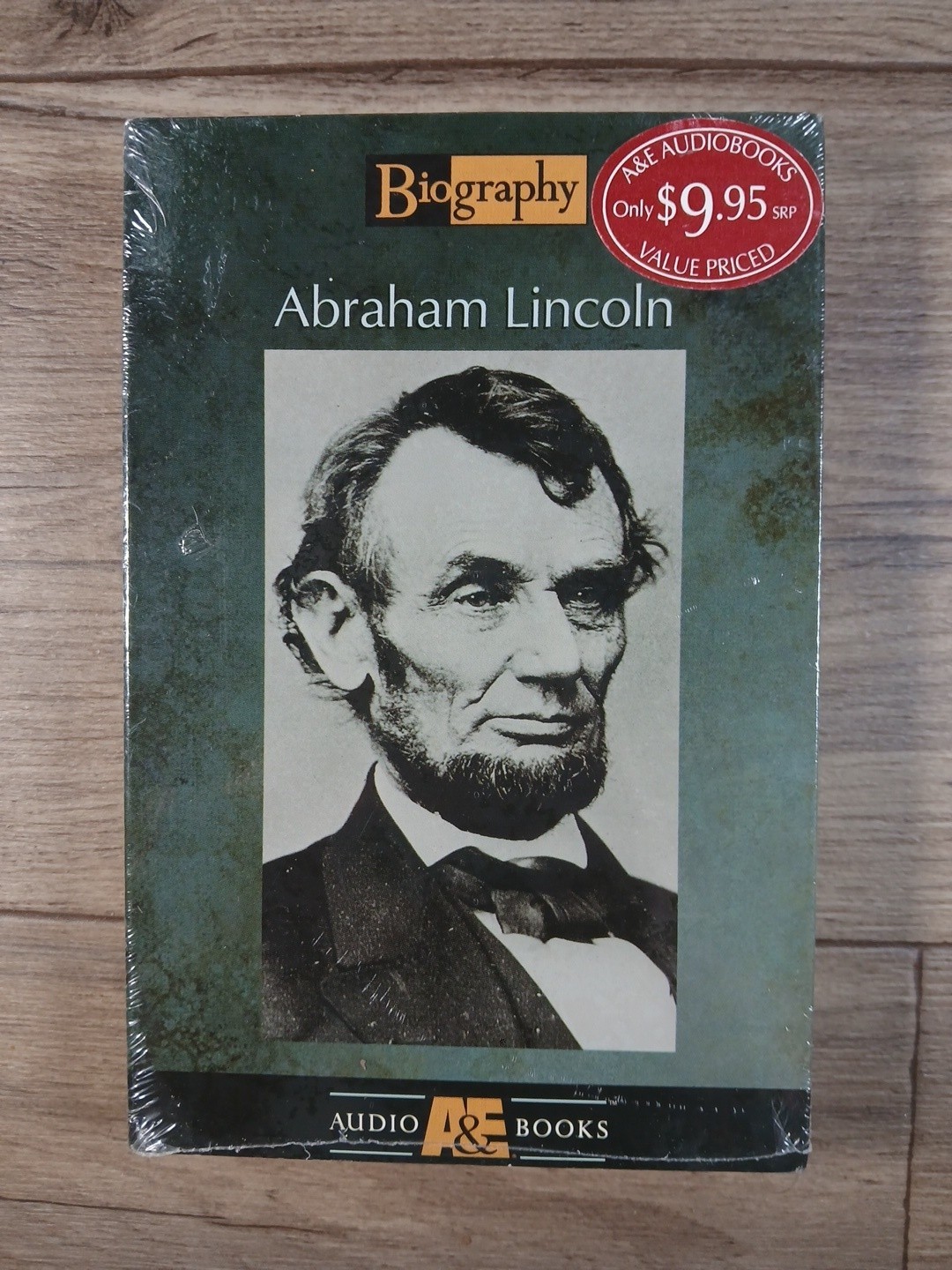 1996 Abraham Lincoln — A & E Biography Audiobook — Jack Perkins — NEW SEALED