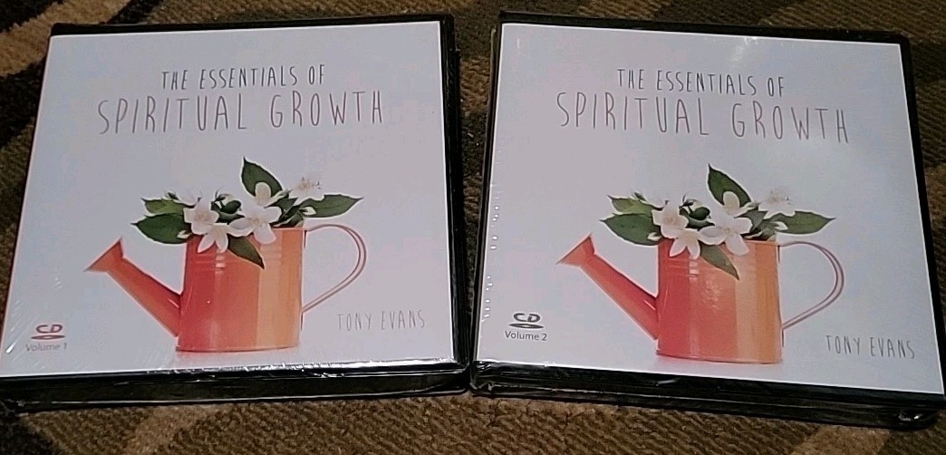 The Essentials of Spiritual Growth Vols 1&2 CD Audiobooks Tony Evans NEW&SEALED!