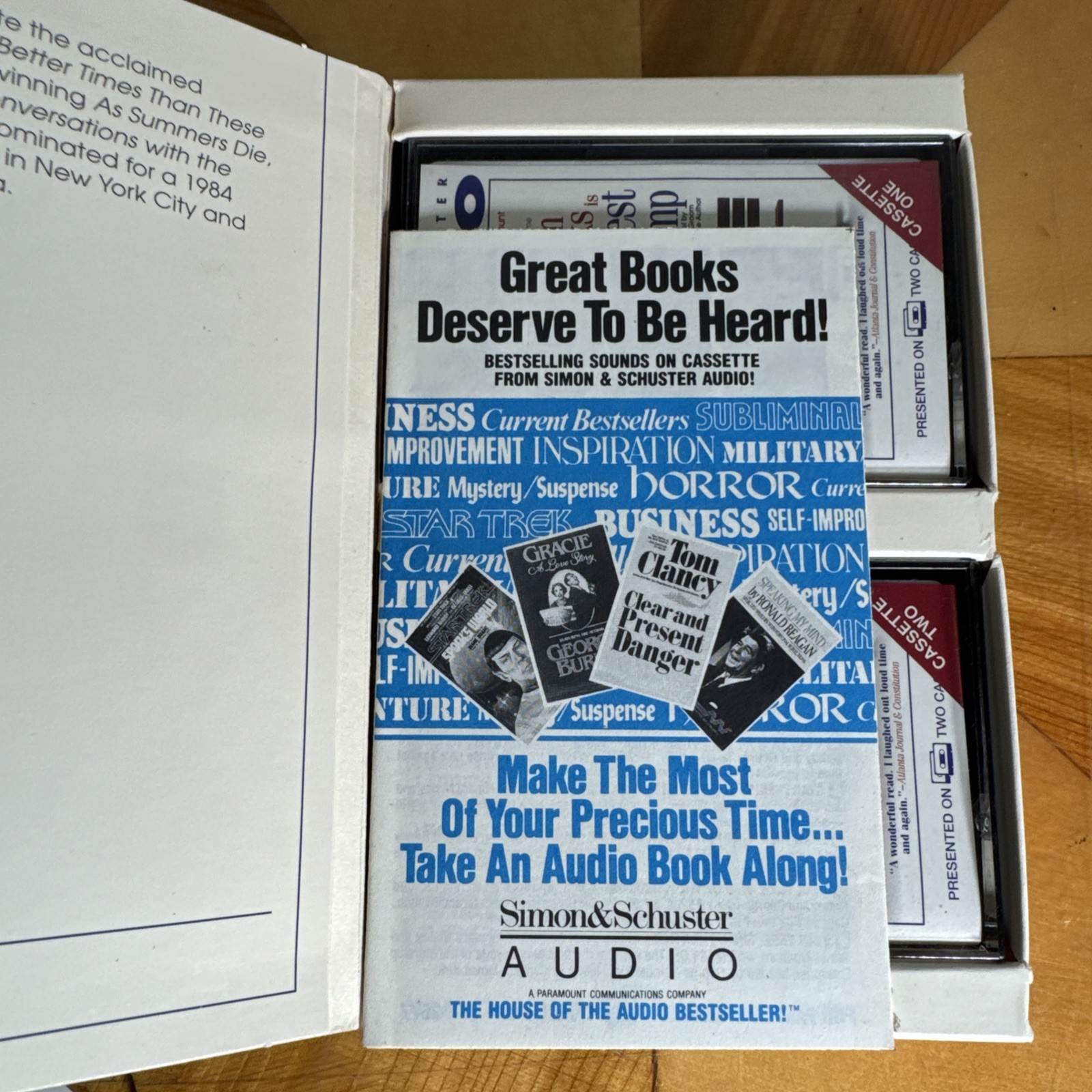 Forrest Gump — by Winston Groom 1994 Audio Cassette 2 Tape Set Tom Hanks Tested